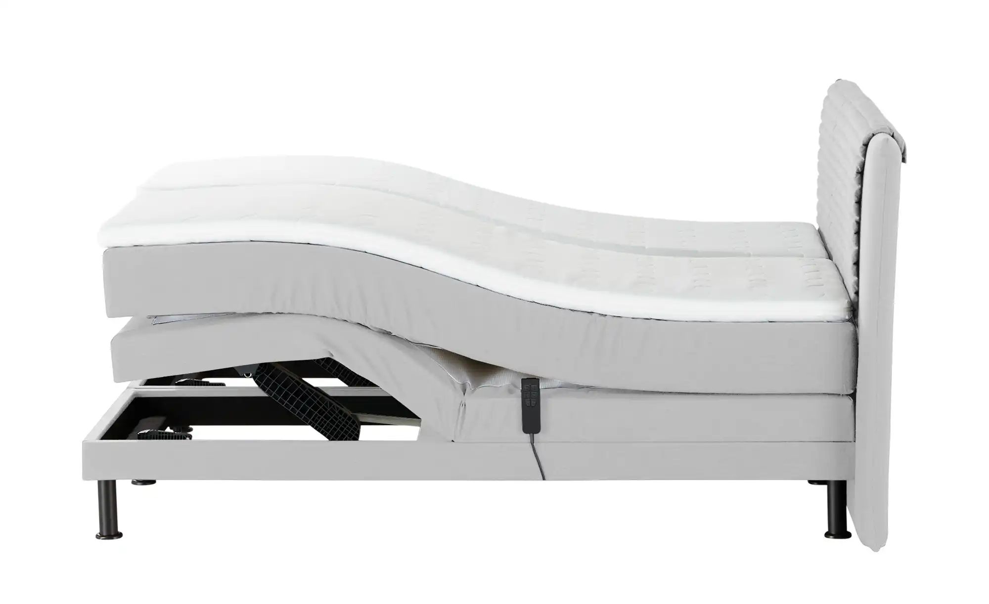 Thumbnail - Motor-Boxspringbett Synda ¦ grau ¦ Maße (cm): B: 200 H: 107 Betten > Boxspringbetten - Höffner