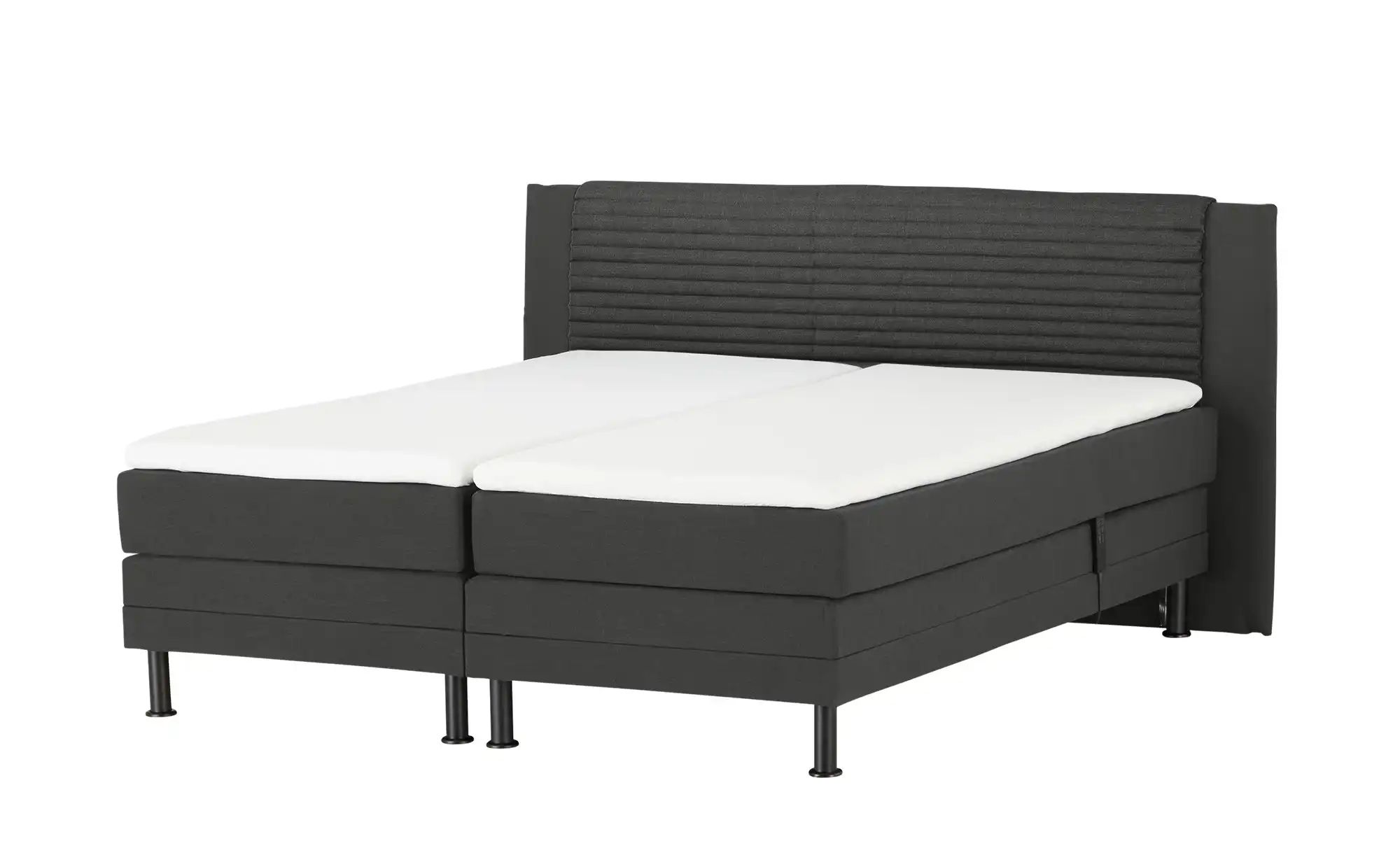 Motor-Boxspringbett  Synda ¦ grau ¦ Maße (cm): B: 200 H: 107 Betten > Boxsp günstig online kaufen