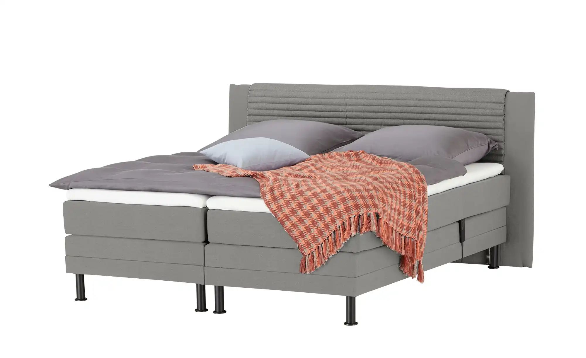 Motor-Boxspringbett  Synda ¦ grau ¦ Maße (cm): B: 160 H: 107 Betten > Einze günstig online kaufen