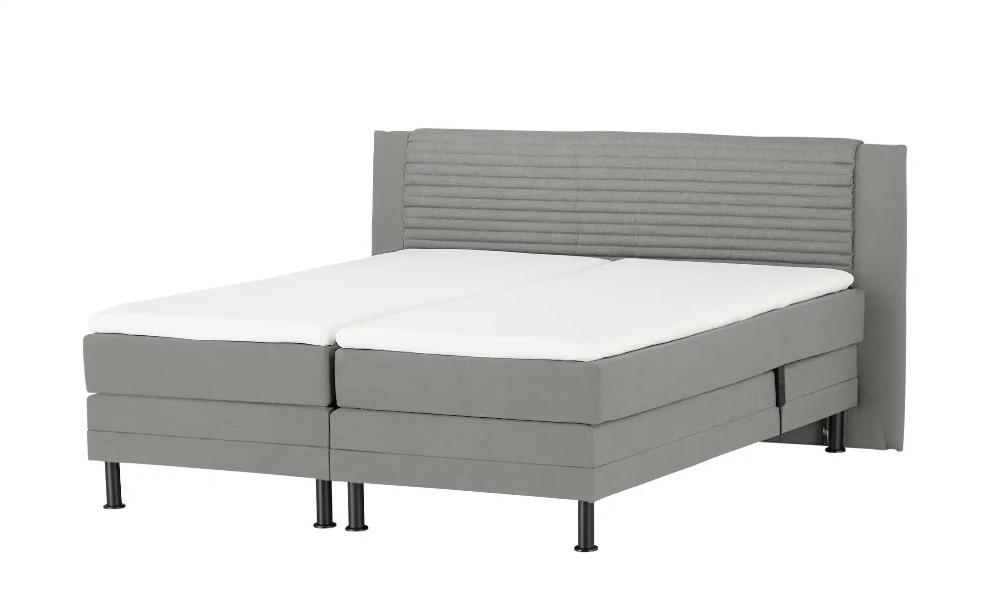 Motor-Boxspringbett  Synda ¦ grau ¦ Maße (cm): B: 180 H: 107 Betten > Boxsp günstig online kaufen
