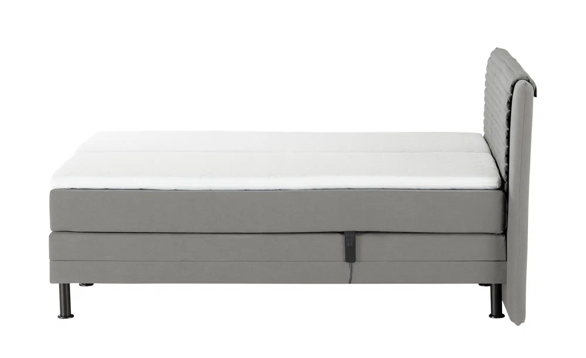 Motor-Boxspringbett  Synda ¦ grau ¦ Maße (cm): B: 220 H: 107 Betten > Boxsp günstig online kaufen