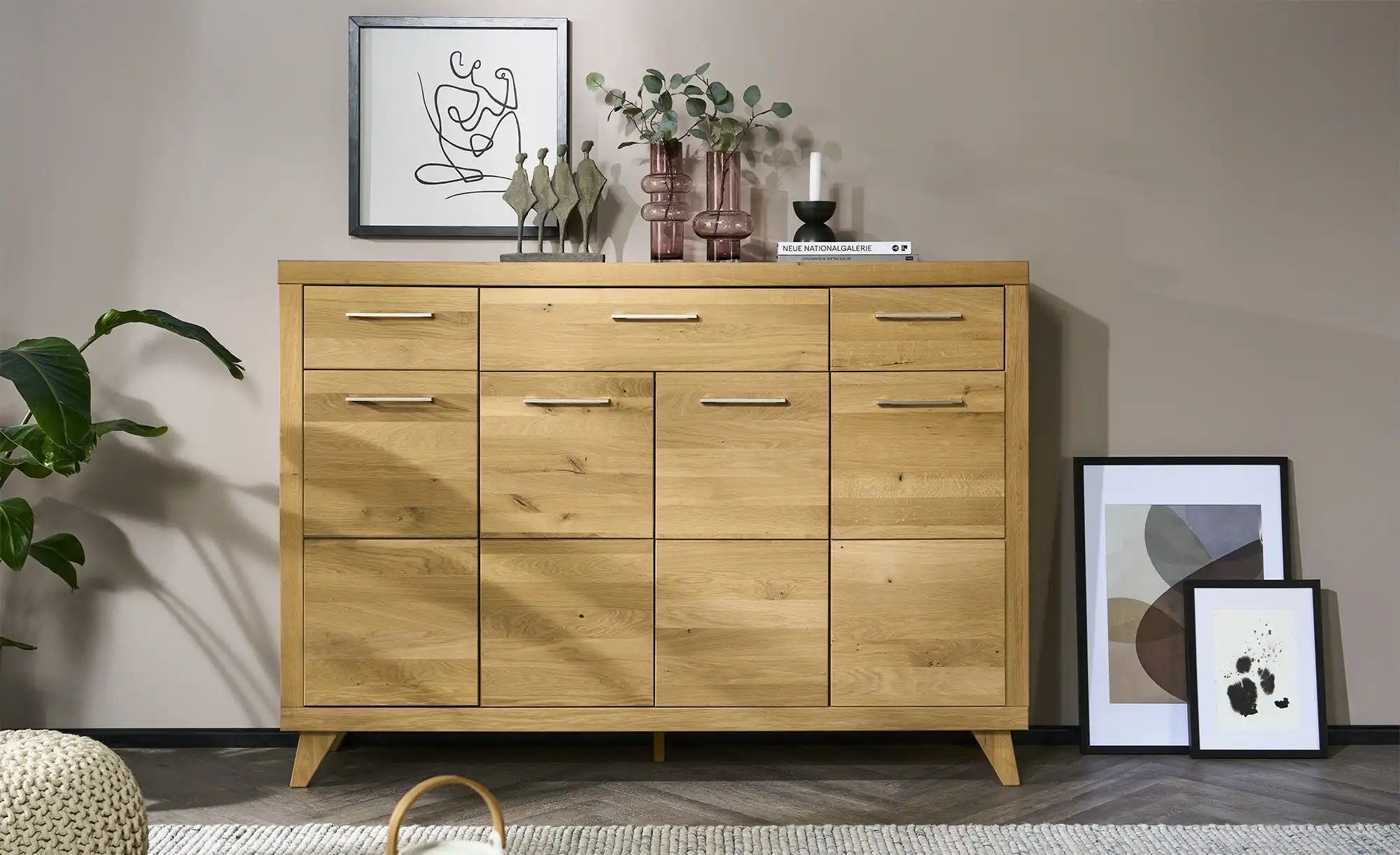 smart Highboard  Oslo ¦ holzfarben ¦ Maße (cm): B: 171 H: 109 T: 42 Kommode günstig online kaufen