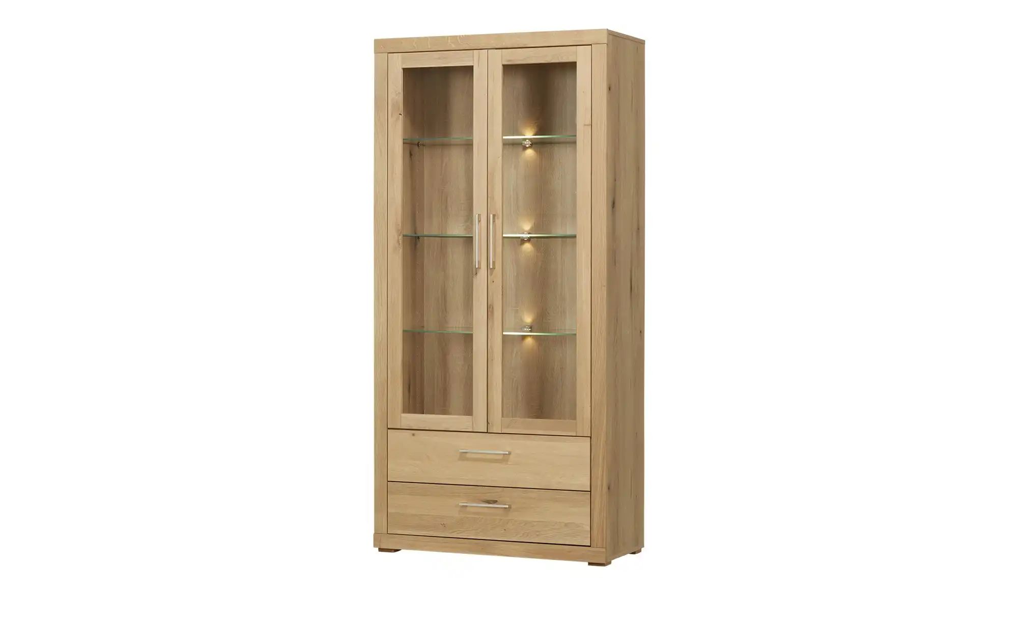 smart Vitrine  Oslo ¦ holzfarben ¦ Maße (cm): B: 91 H: 189 T: 42.0 Schränke günstig online kaufen