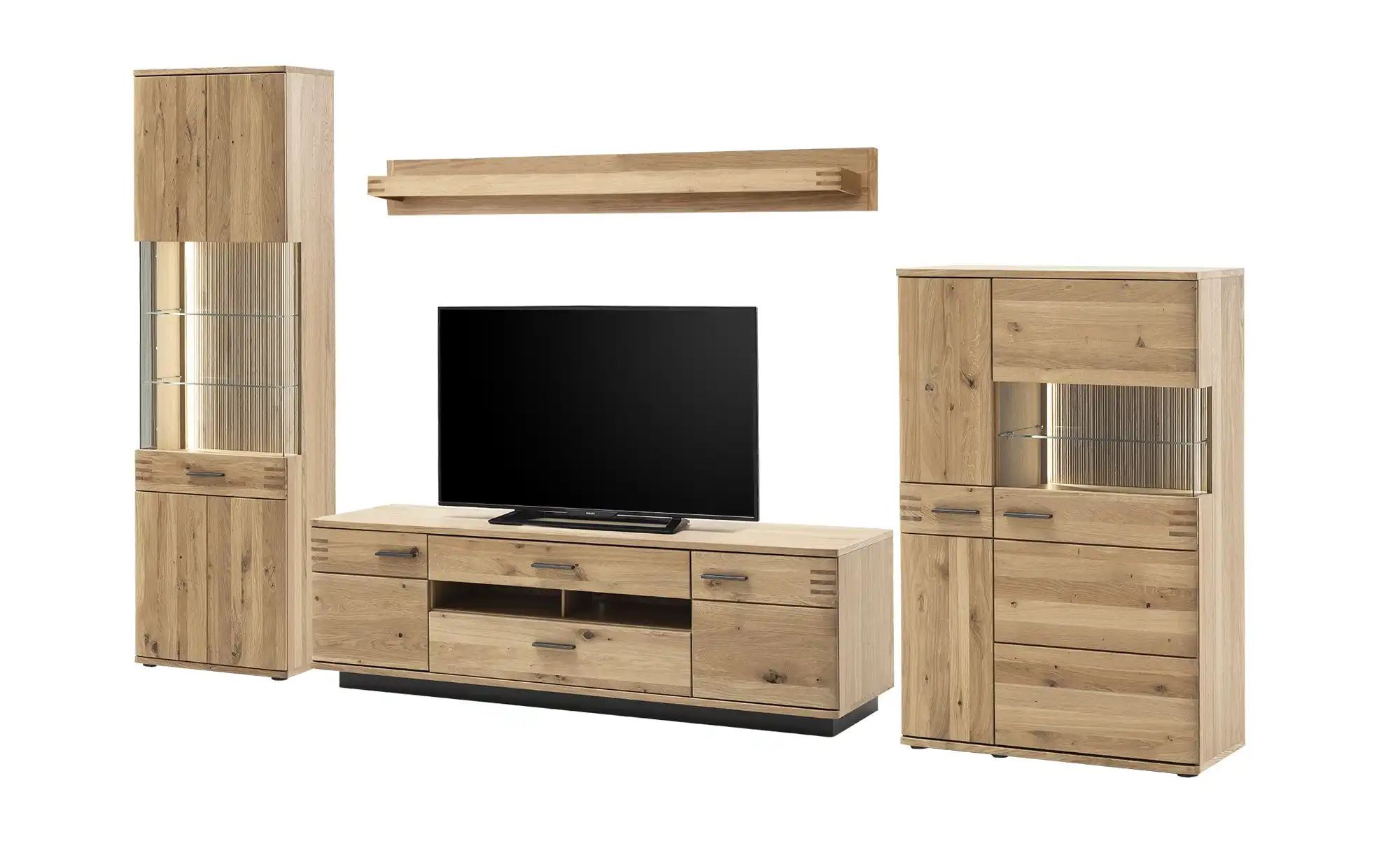 Woodford Wohnkombination  Monta ¦ holzfarben ¦ Maße (cm): B: 330 H: 208 T: günstig online kaufen