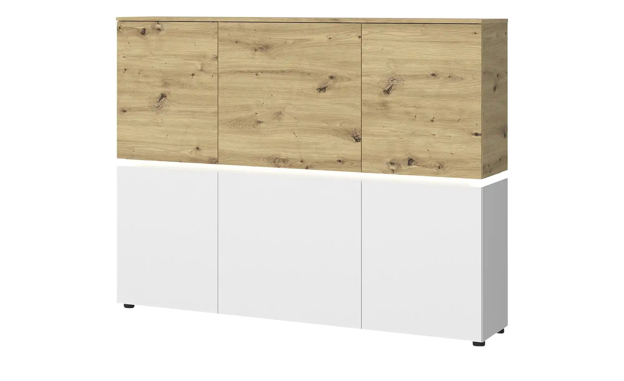 Highboard Soft-Close Luci ¦ weiß ¦ Maße (cm): B: 166 H: 132 T: 40.0 Kommode günstig online kaufen