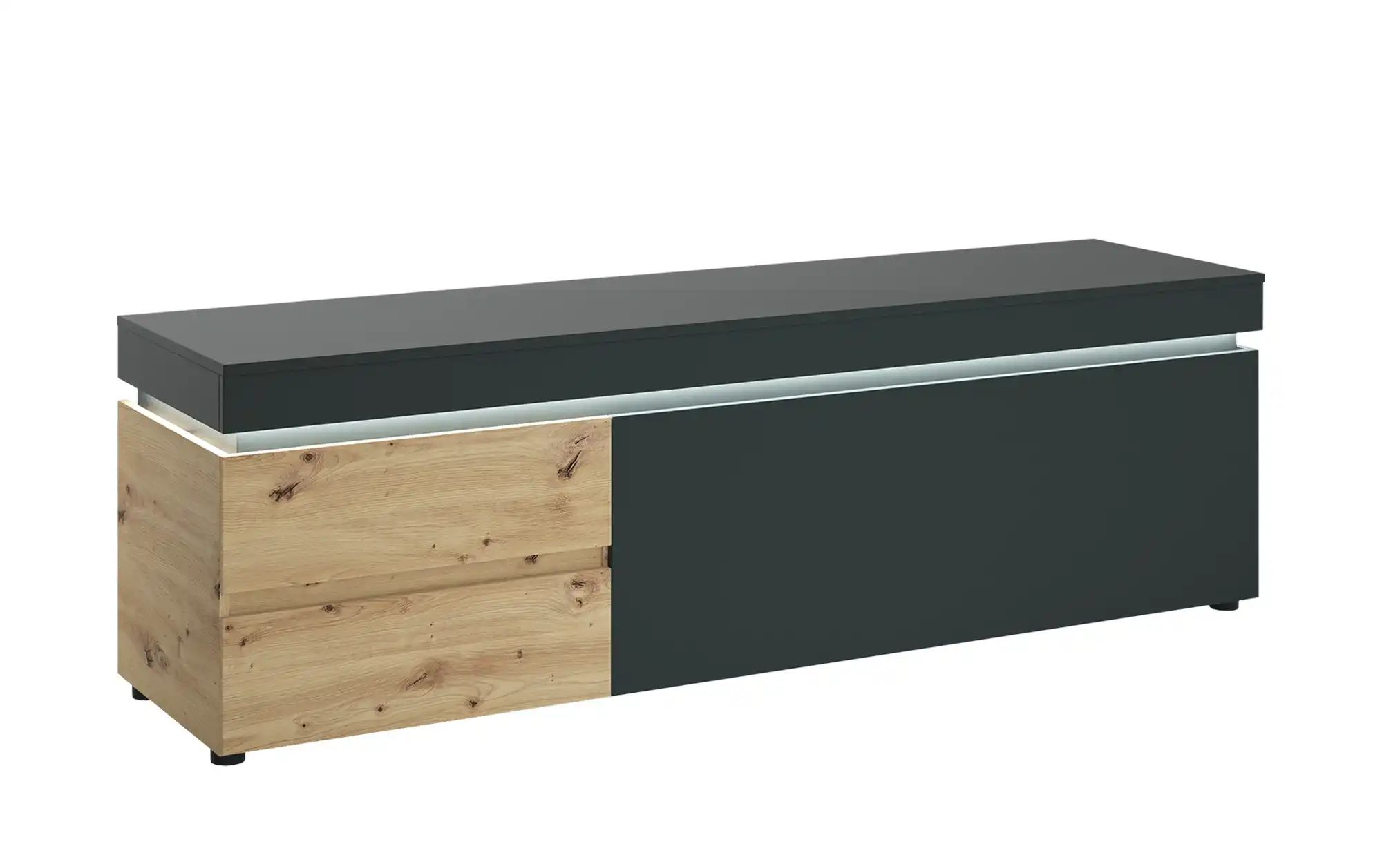 Lowboard  Luci ¦ grau ¦ Maße (cm): B: 181 H: 57 T: 48.0 TV- & Media Möbel > günstig online kaufen