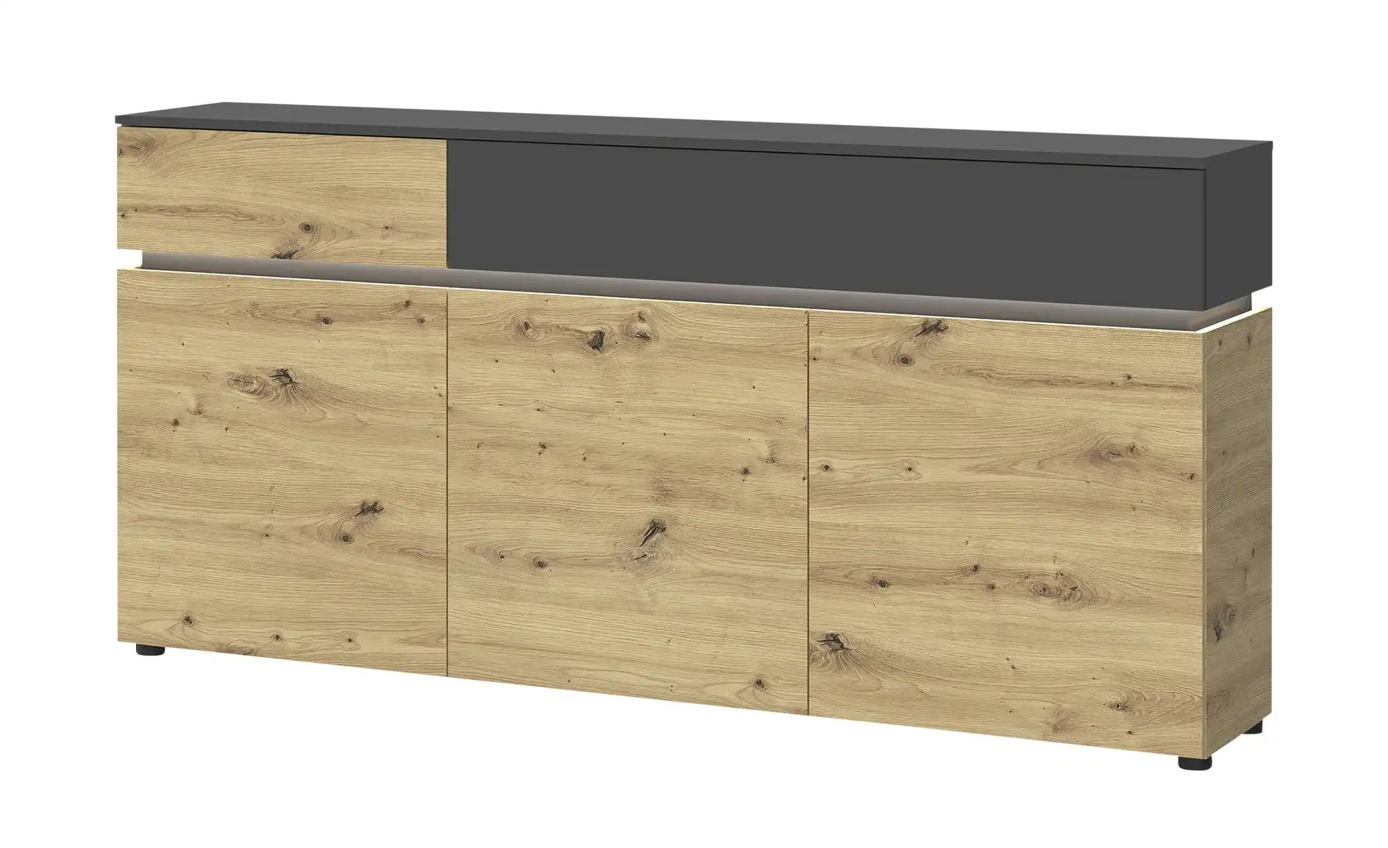 Sideboard Soft-Close Luci ¦ holzfarben ¦ Maße (cm): B: 181 H: 90 T: 40.0 Ko günstig online kaufen