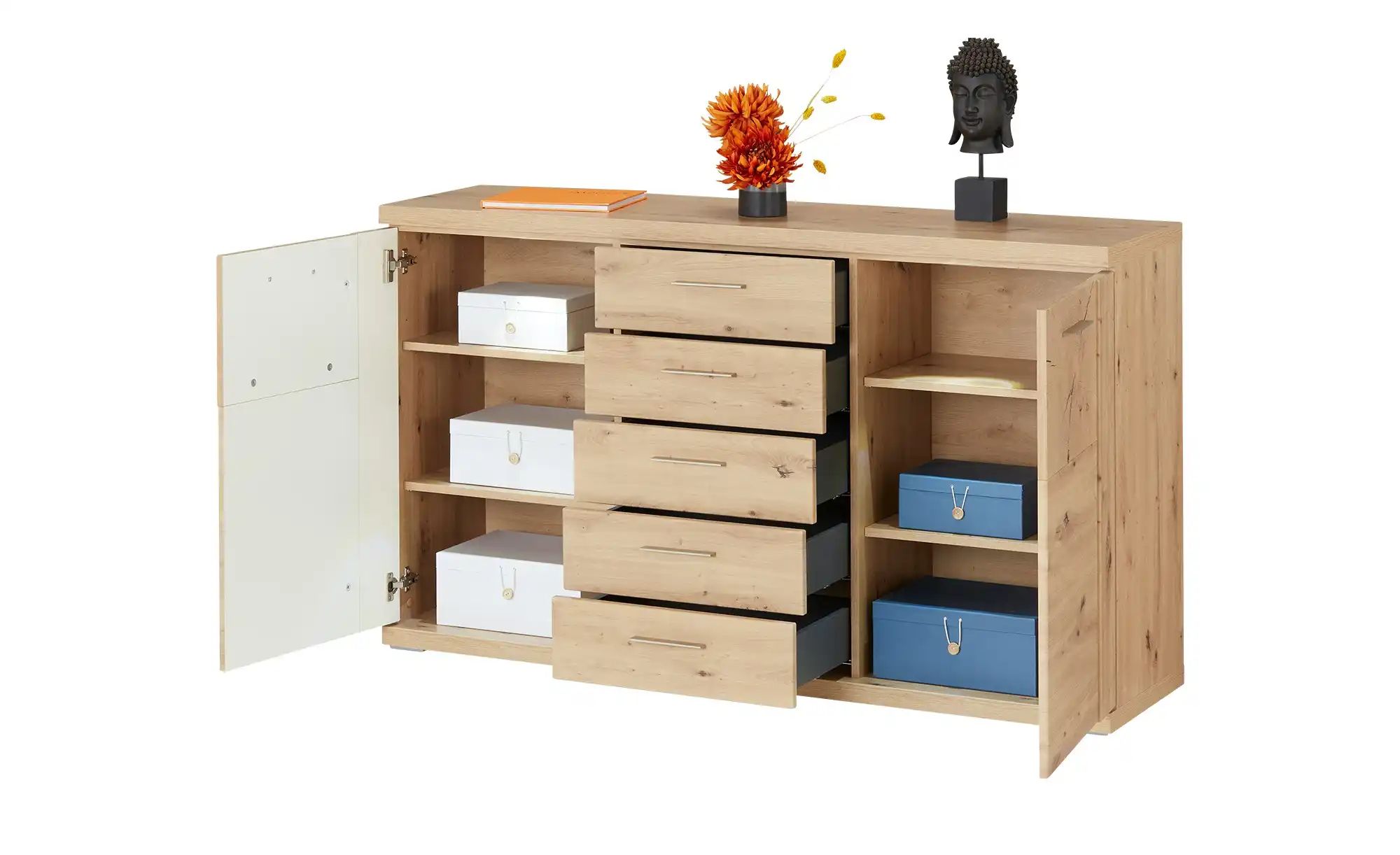 uno Sideboard  Gigant ¦ holzfarben ¦ Maße (cm): B: 156 H: 91 T: 42 Kommoden günstig online kaufen