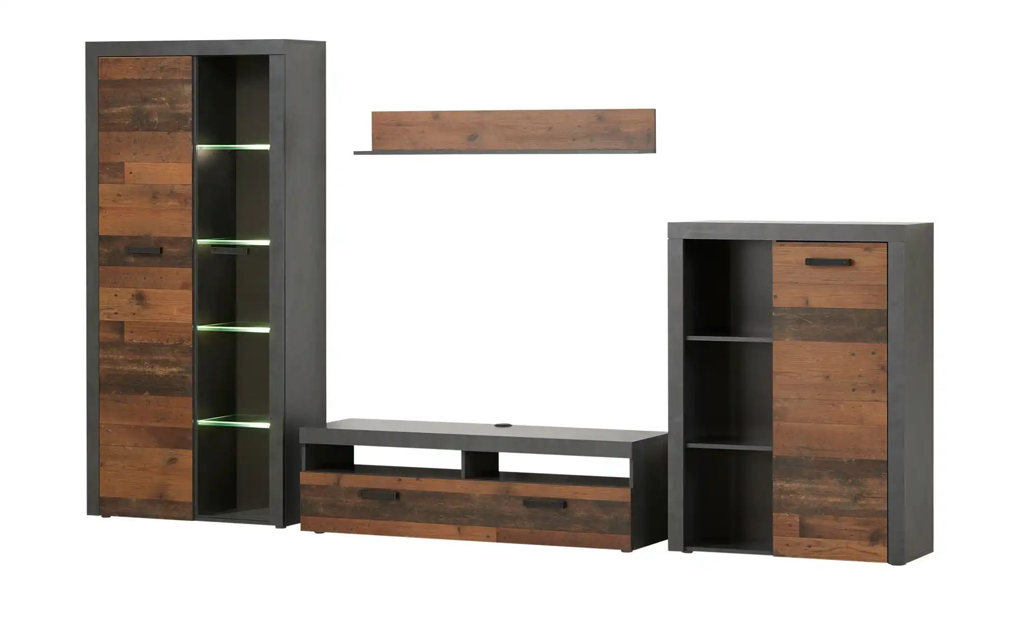 Wohnkombination  Tavola ¦ holzfarben ¦ Maße (cm): B: 340 H: 190 T: 40.0 Kom günstig online kaufen