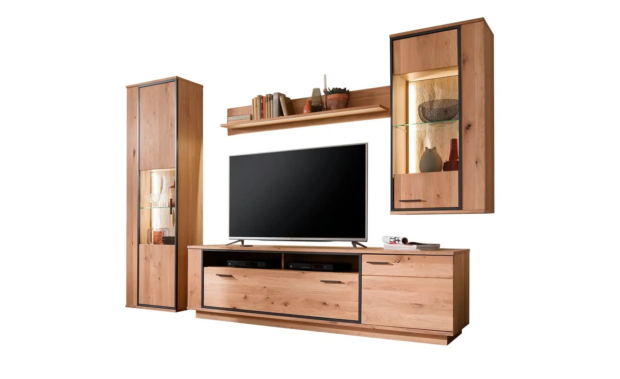 Woodford Wohnkombination  Sania ¦ holzfarben ¦ Maße (cm): B: 310 H: 209 T: günstig online kaufen