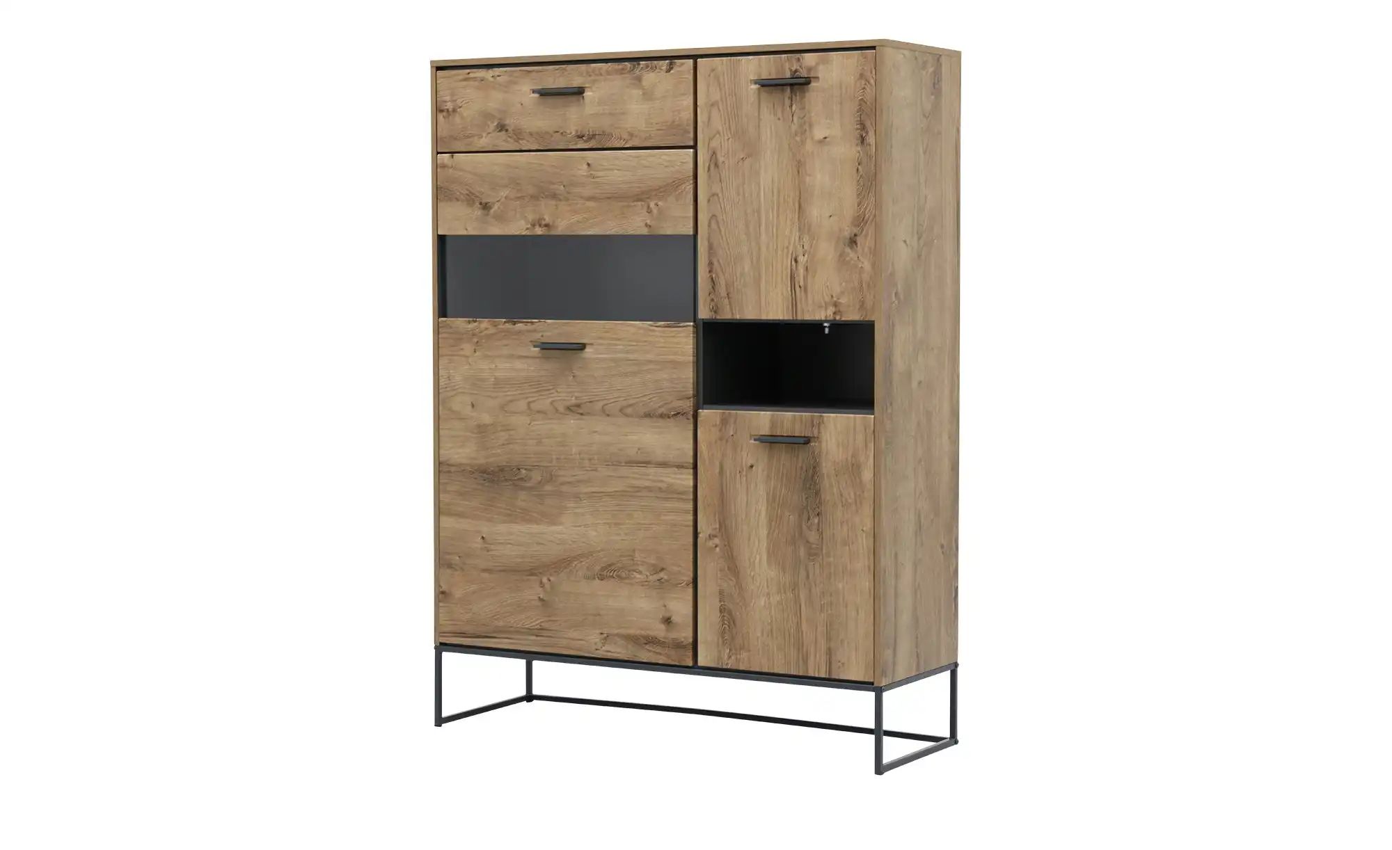 uno Wohnkombination  New York ¦ holzfarben ¦ Maße (cm): B: 310 H: 165 T: 48 günstig online kaufen