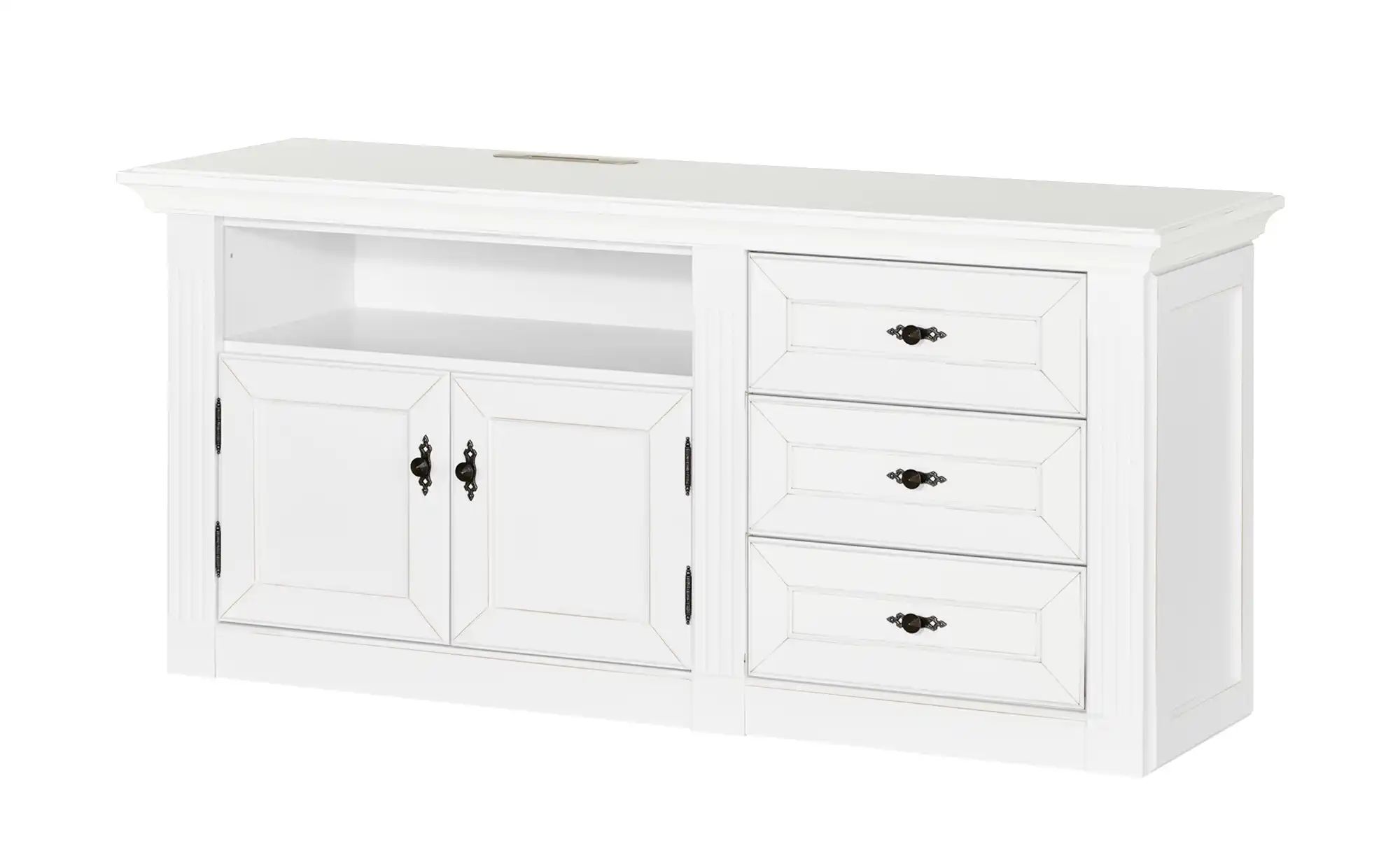 maison bleue TV-Element  Petit Chalet ¦ weiß ¦ Maße (cm): B: 141 H: 67 T: 4 günstig online kaufen