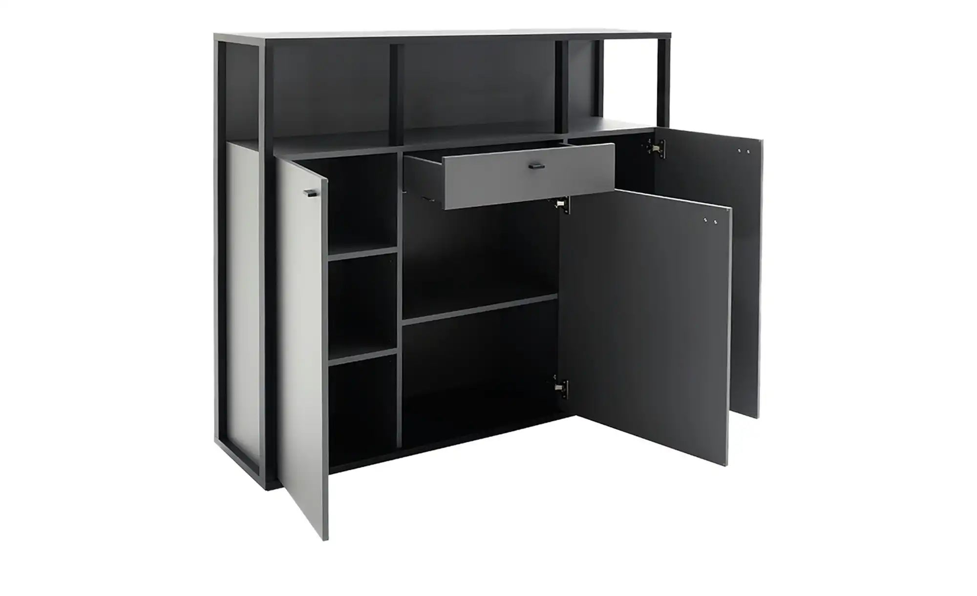 Highboard  Cadros ¦ grau ¦ Maße (cm): B: 145 H: 121 T: 37.0 Kommoden & Side günstig online kaufen