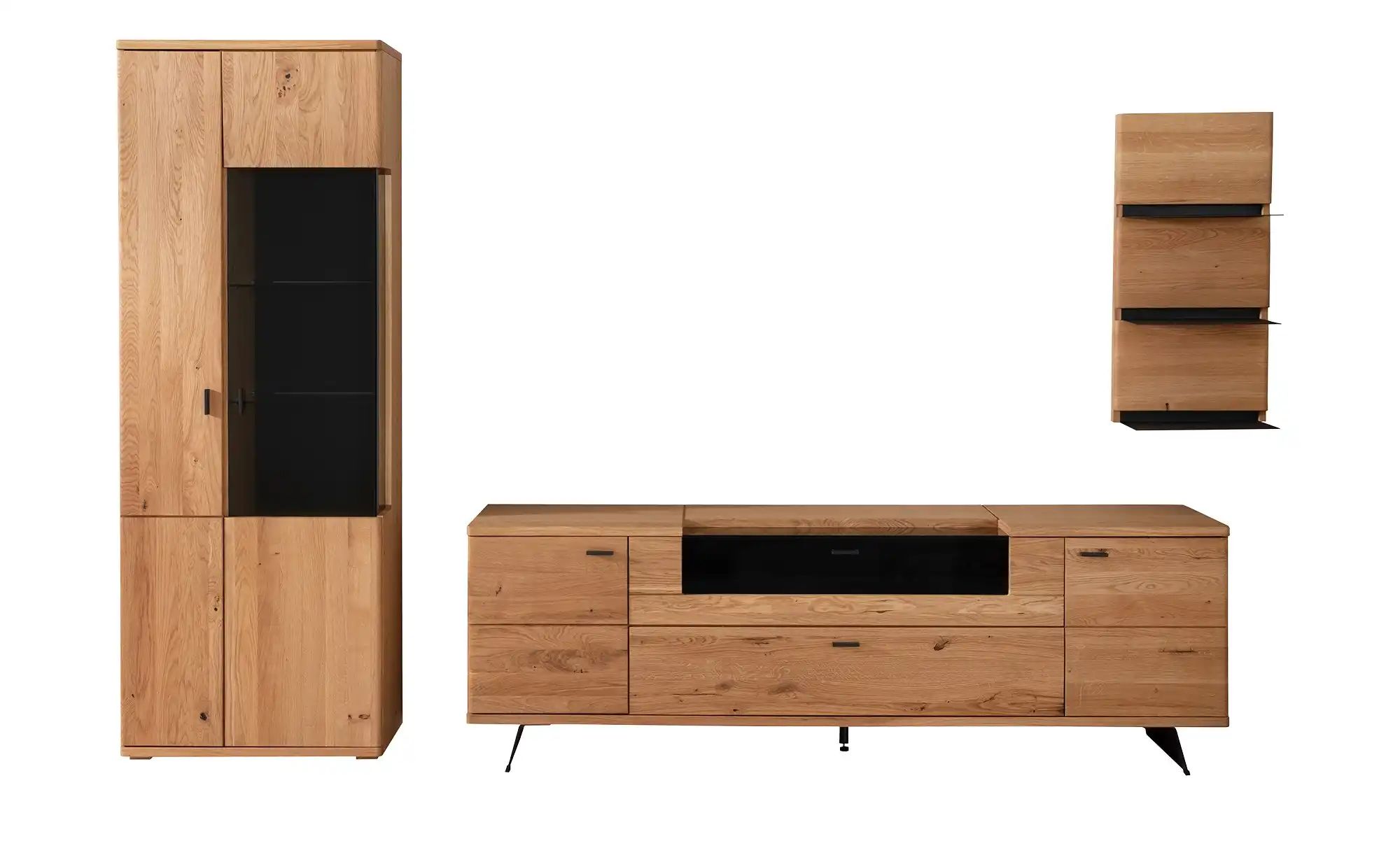 Woodford Wohnkombination Rosiro ¦ holzfarben ¦ Maße (cm): B: 320 H: 209 T: 50.0 Kommoden & Sideboards > Wohnwände – Höffner