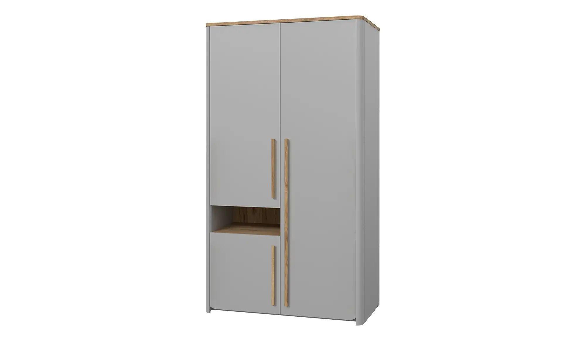 FORTE Kleiderschrank in Grau - 108,3x194,3x58,7cm (BxHxT) günstig online kaufen