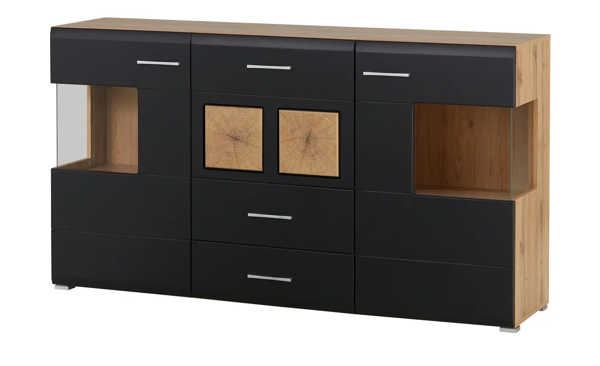 Sideboard  Cortina ¦ schwarz ¦ Maße (cm): B: 170 H: 94 T: 42 Kommoden & Sid günstig online kaufen