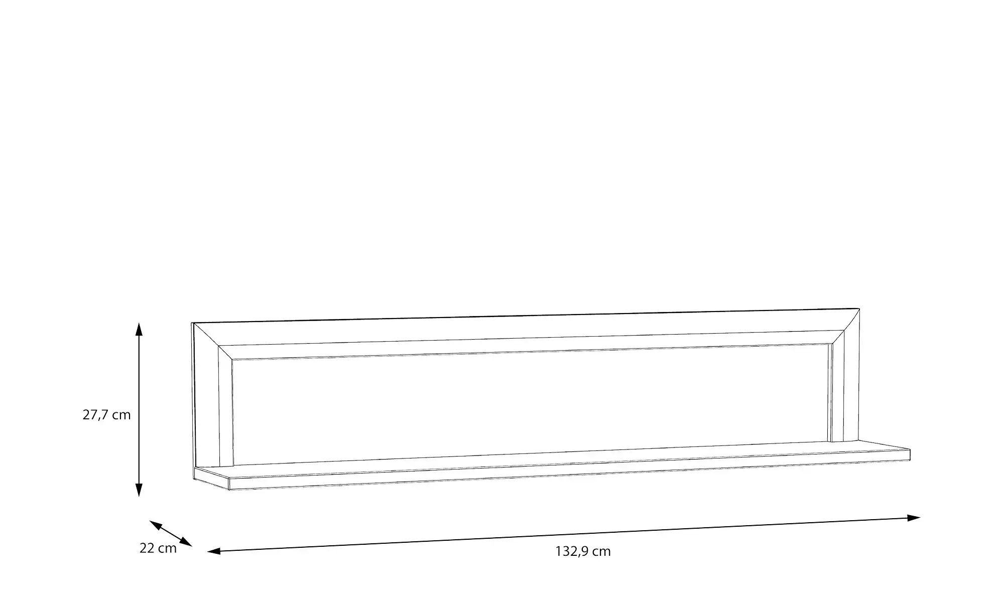 FORTE Wandregal "Savona", Breite 133 cm günstig online kaufen