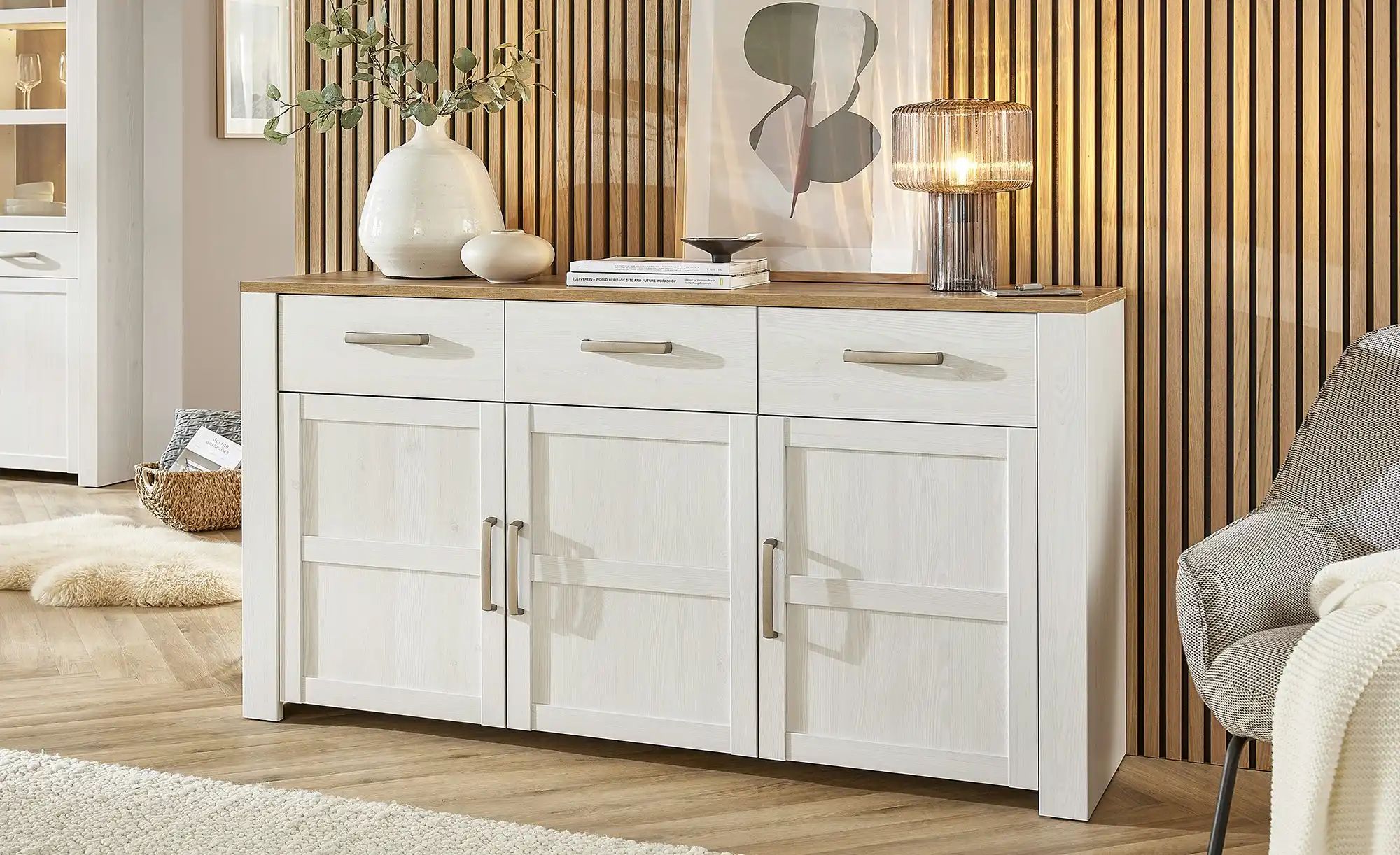 Sideboard  Toneo ¦ weiß ¦ Maße (cm): B: 166 H: 87 T: 42 Kommoden & Sideboar günstig online kaufen