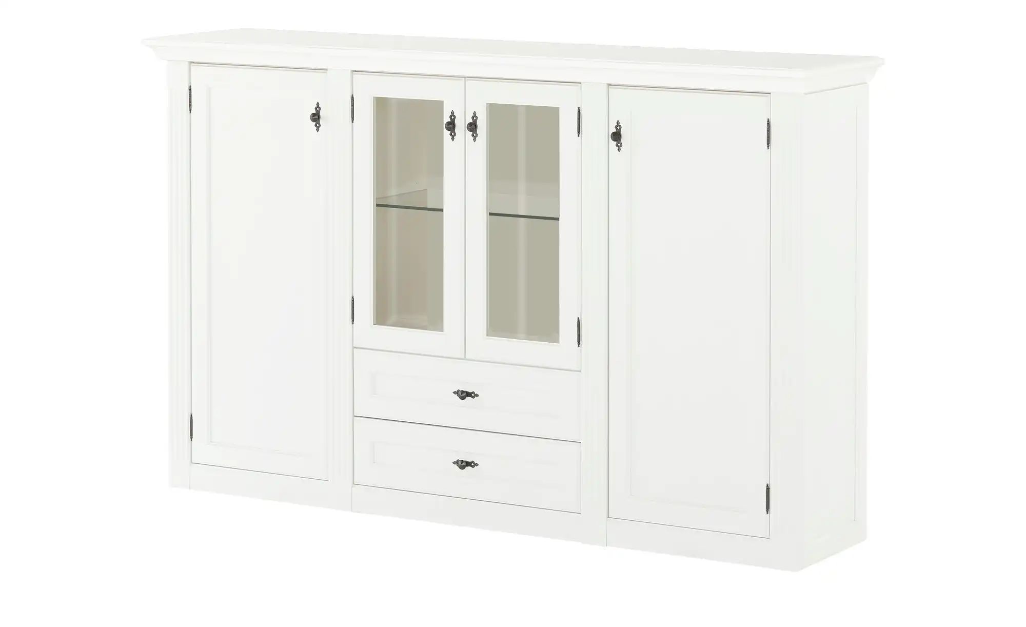 maison bleue Highboard  Petit Chalet ¦ weiß ¦ Maße (cm): B: 192 H: 119 T: 4 günstig online kaufen