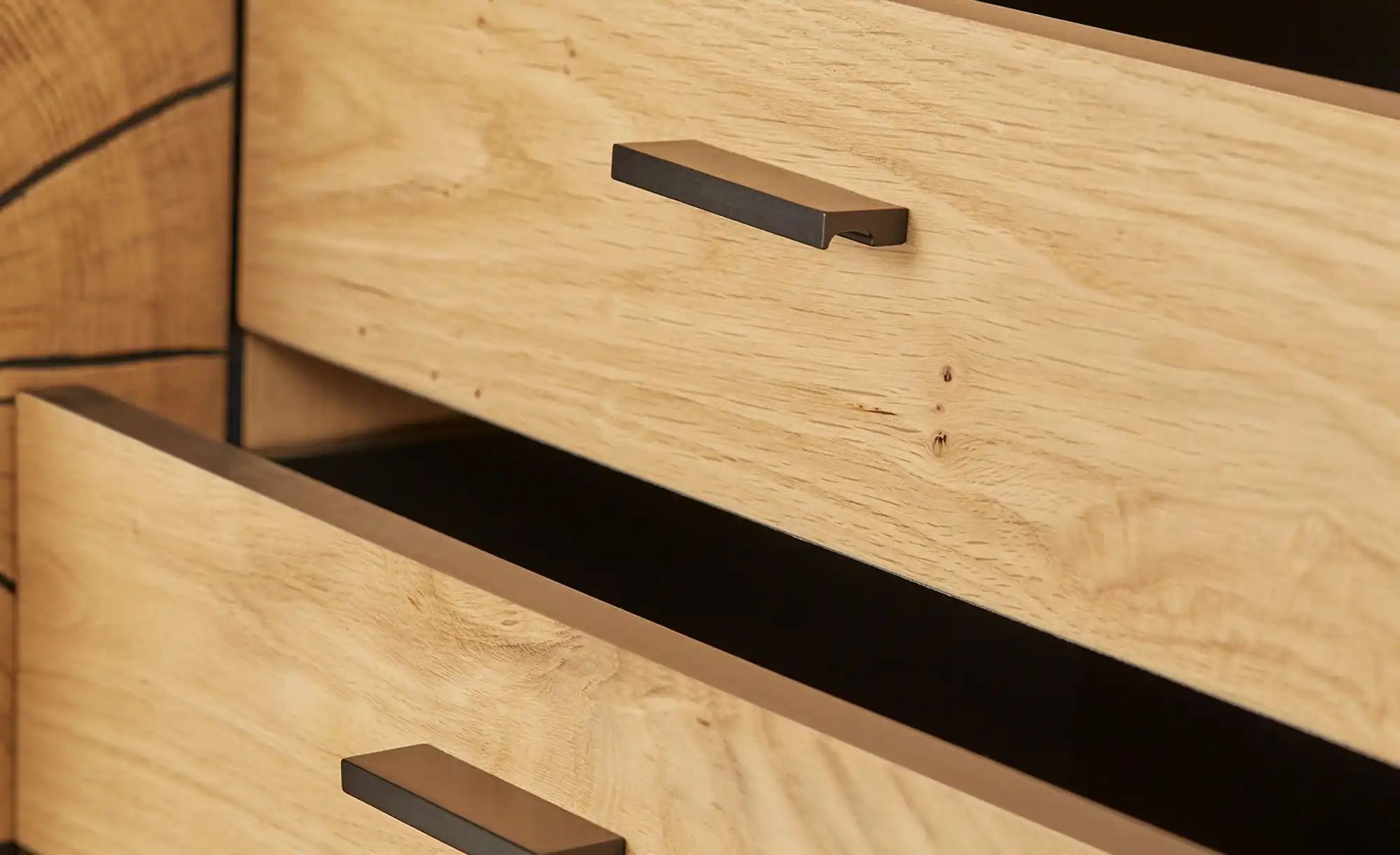 Gray & Jones Lowboard  Black Coast Two ¦ holzfarben ¦ Maße (cm): B: 225 H: günstig online kaufen