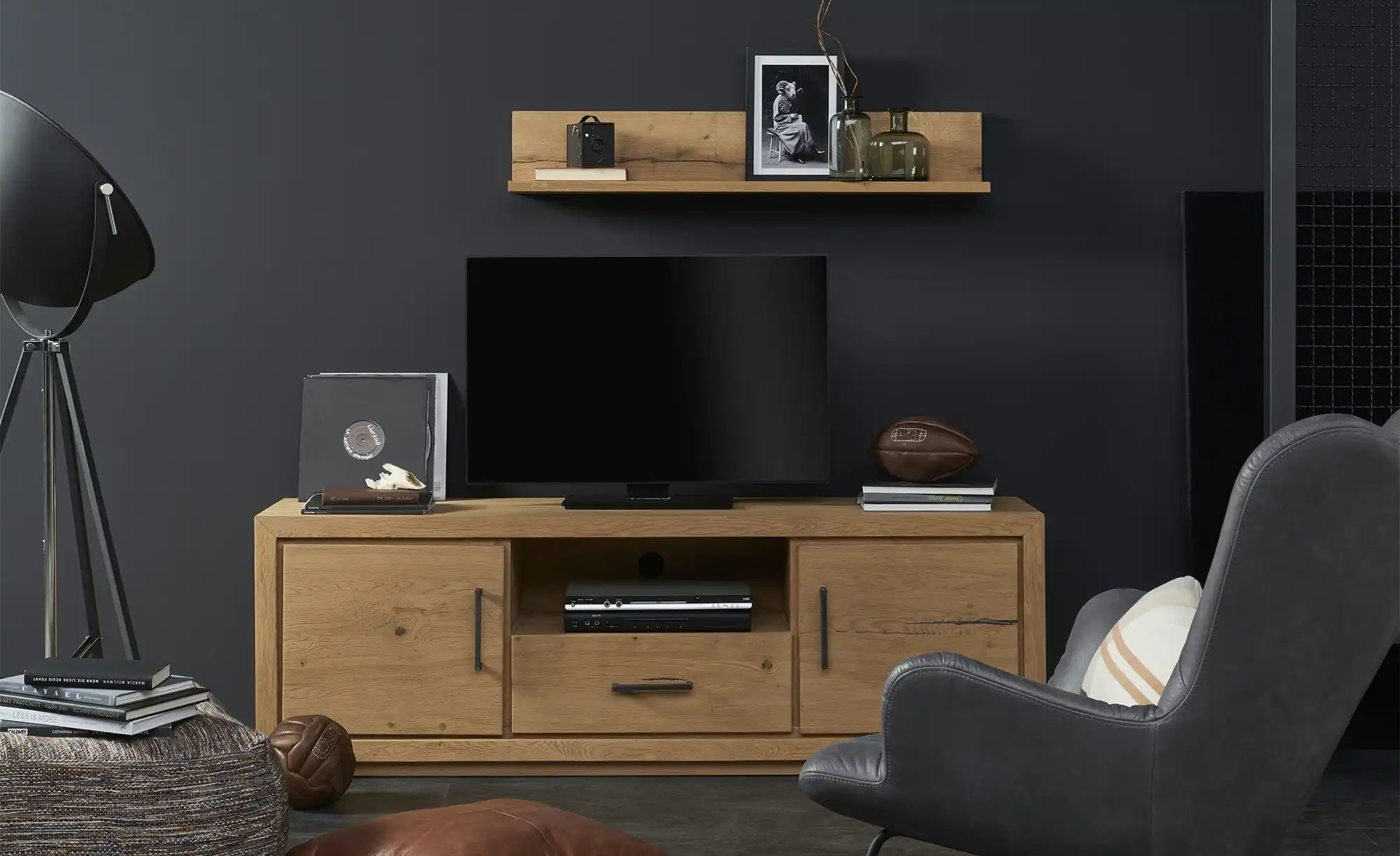 Thumbnail - Gray & Jones Wandboard  Black Coast One ¦ holzfarben ¦ Maße (cm): B: 115 H: 20 T: 18.0 Regale > Wandboards - Höffner