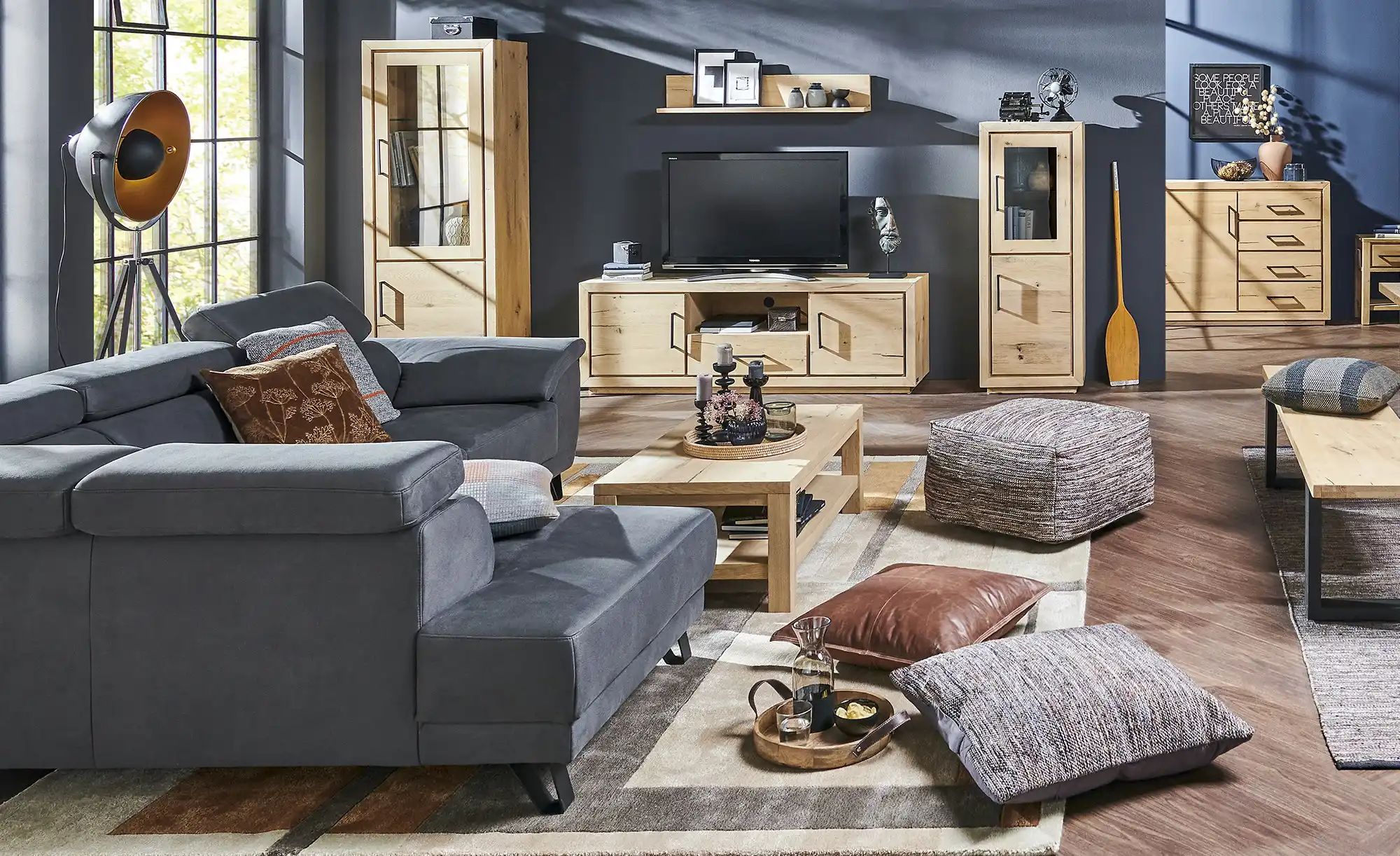 Thumbnail - Gray & Jones Wandboard  Black Coast One ¦ holzfarben ¦ Maße (cm): B: 115 H: 20 T: 18.0 Regale > Wandboards - Höffner