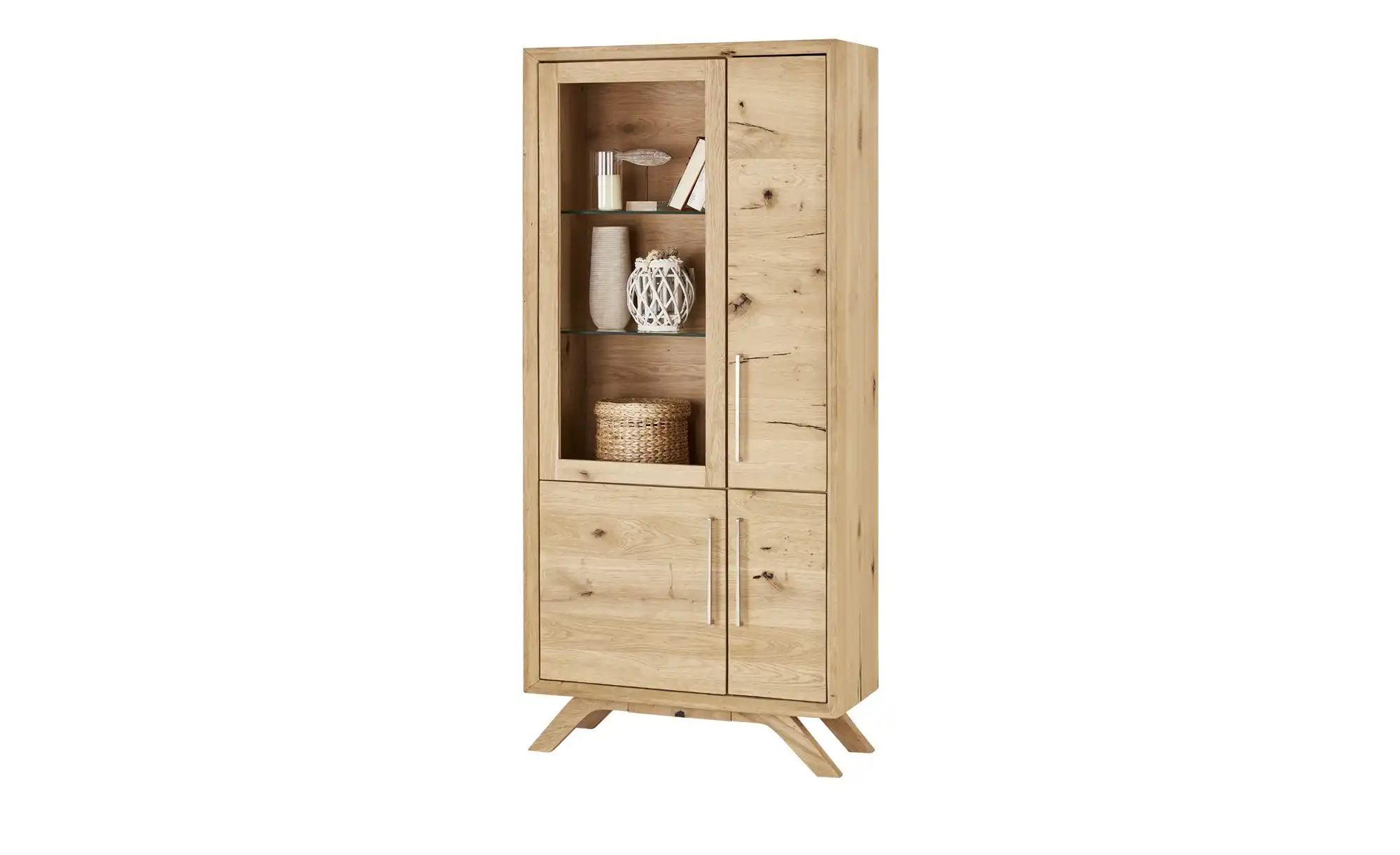 Gray & Jones Vitrine  Cap Ferrat One ¦ holzfarben ¦ Maße (cm): B: 94 H: 205 günstig online kaufen