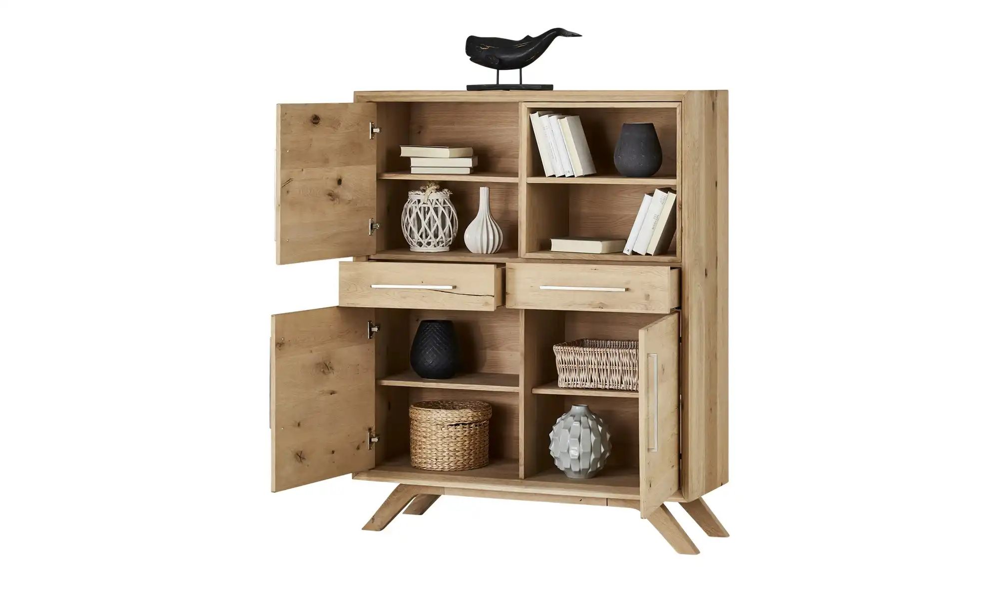 Gray & Jones Highboard  Cap Ferrat One ¦ holzfarben ¦ Maße (cm): B: 122 H: günstig online kaufen