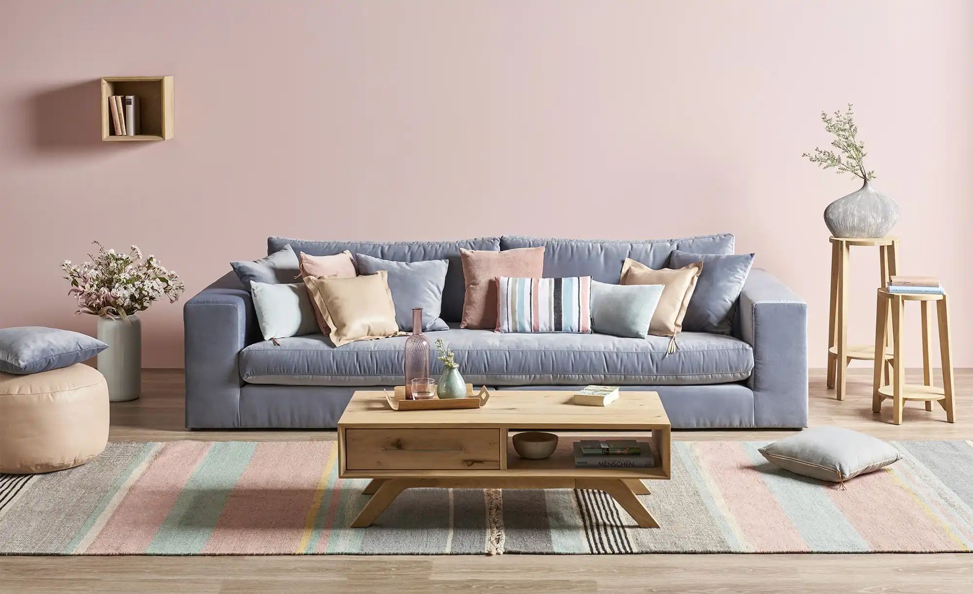 Gray & Jones Hänge-Boxenregal 2er-Set Cap Ferrat One ¦ holzfarben Regale > günstig online kaufen