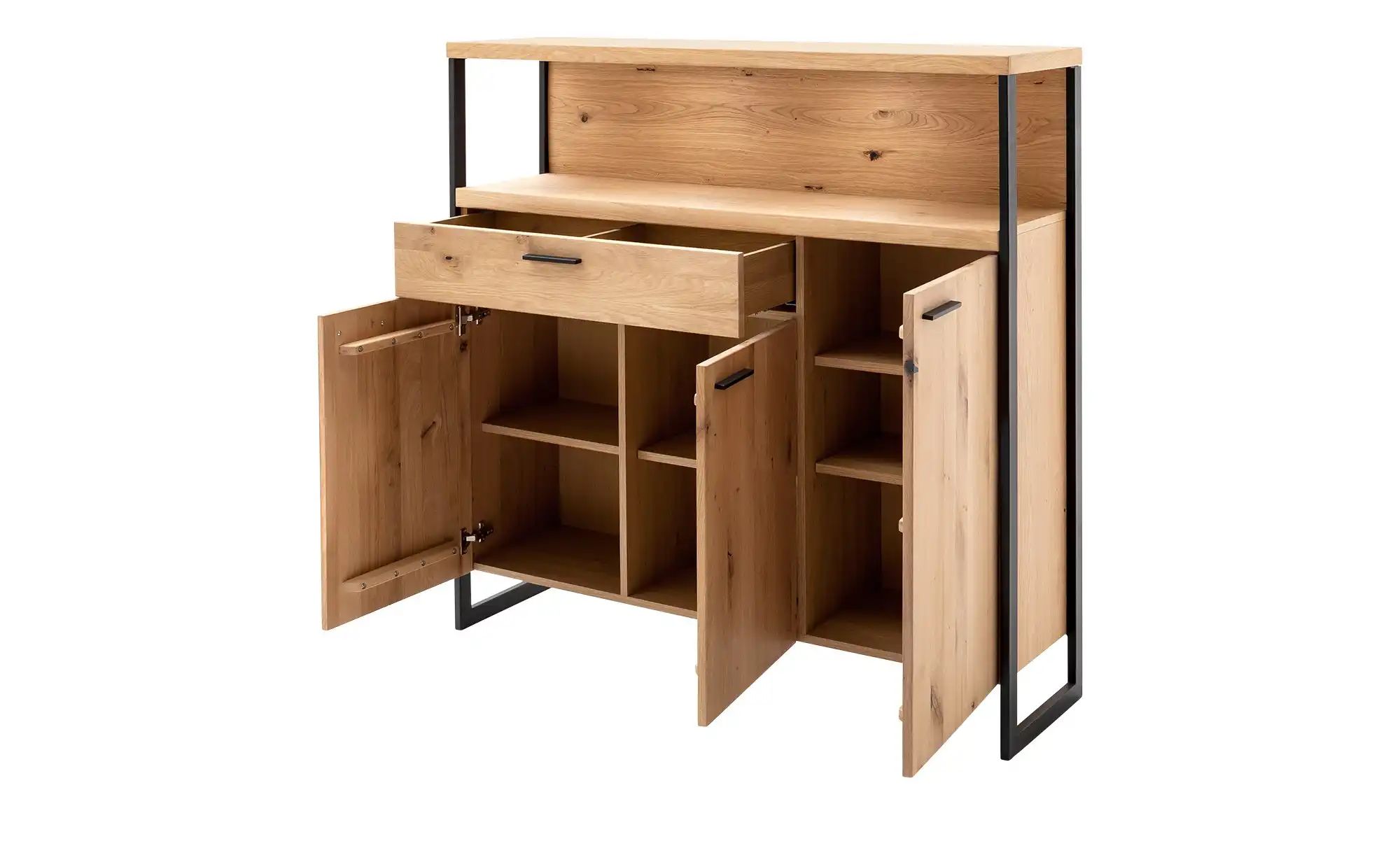 Woodford Highboard  Sero ¦ holzfarben ¦ Maße (cm): B: 140 H: 136 T: 38 Komm günstig online kaufen