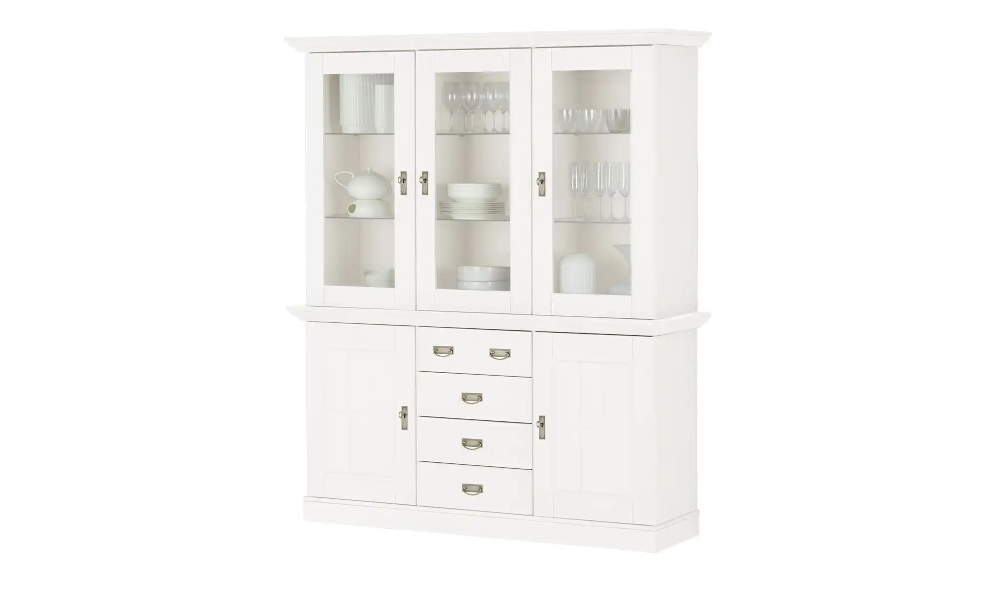 maison bleue Buffet  Florian ¦ weiß ¦ Maße (cm): B: 171,3 H: 202,1 T: 48 Sc günstig online kaufen