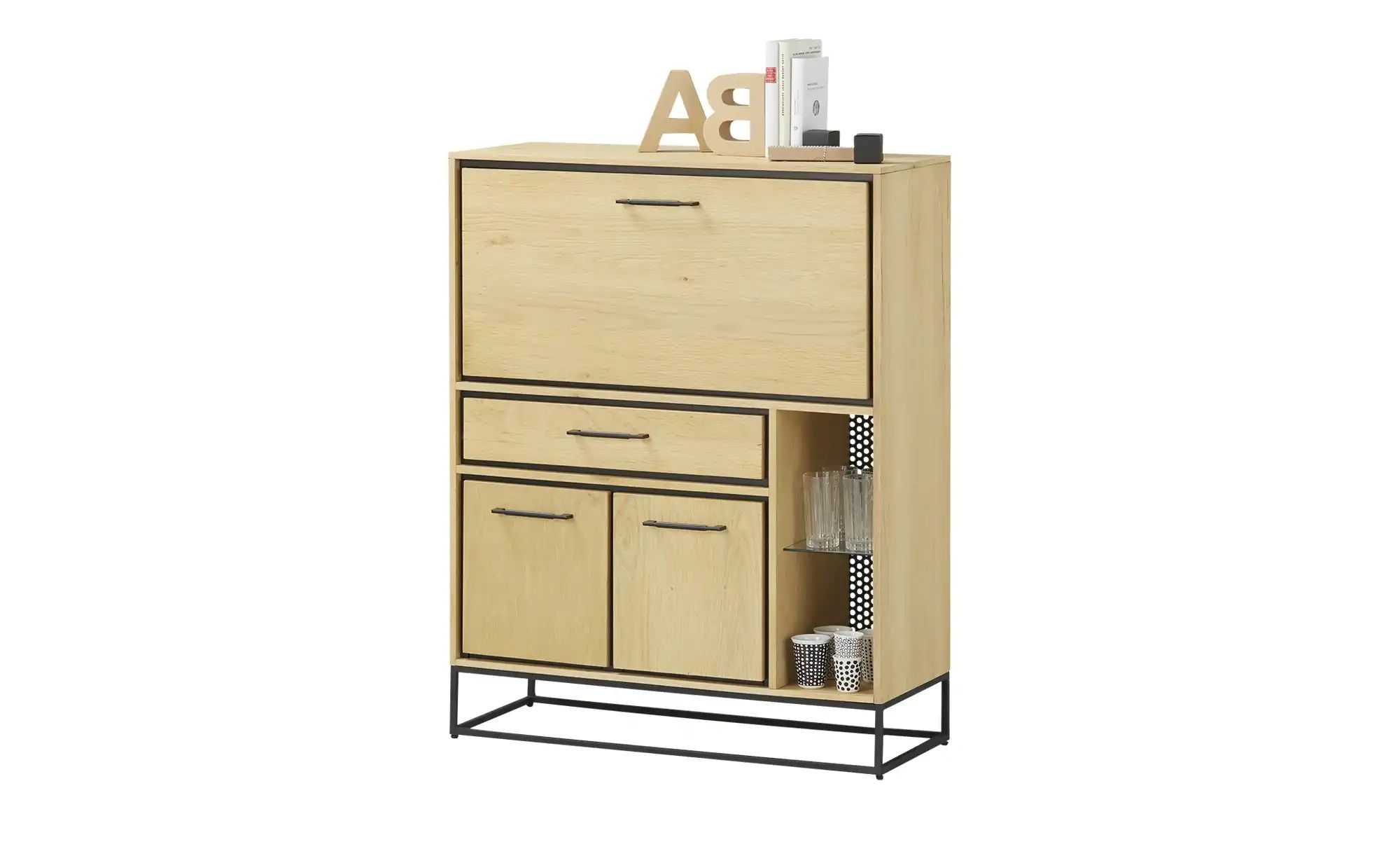 Homeoffice-Schrank  Winchester ¦ holzfarben ¦ Maße (cm): B: 100 H: 125 T: 3 günstig online kaufen