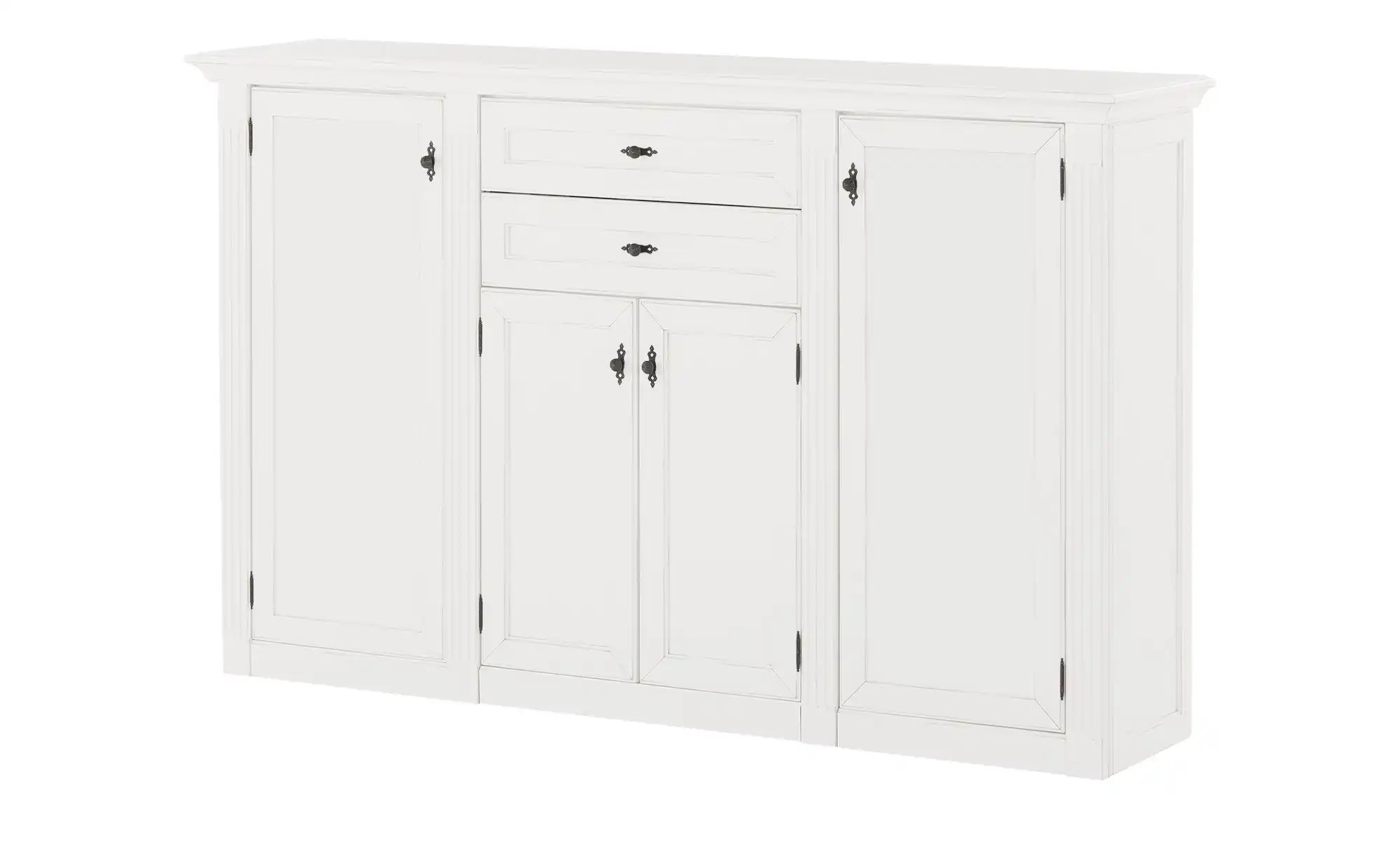 maison bleue Highboard  Petit Chalet ¦ weiß ¦ Maße (cm): B: 192 H: 119 T: 4 günstig online kaufen