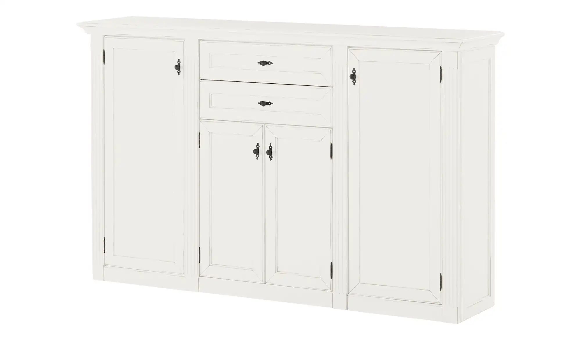 maison bleue Highboard  Petit Chalet ¦ weiß ¦ Maße (cm): B: 192 H: 119 T: 4 günstig online kaufen