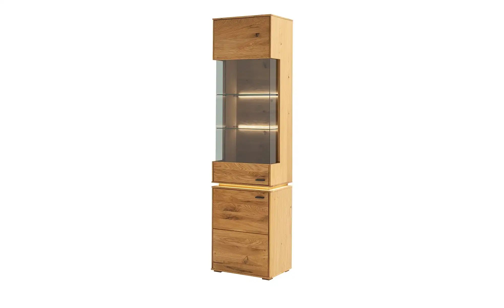Thumbnail - Woodford Vitrine Moris ¦ holzfarben ¦ Maße (cm): B: 53 H: 202 T: 38.0 Schränke > Vitrinen - Höffner