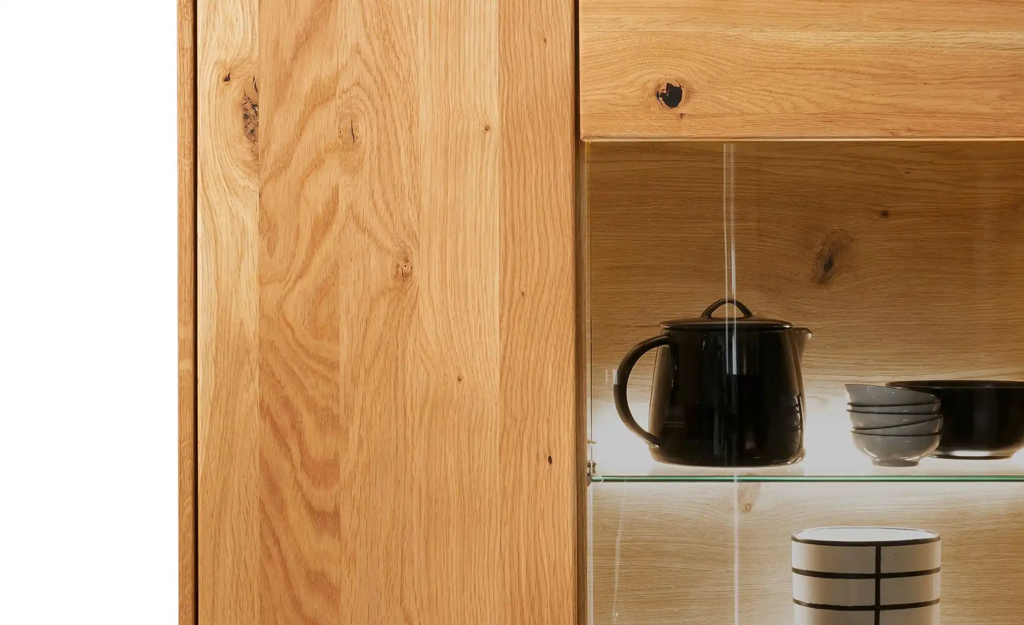 Woodford Kombi-Vitrine  Moris ¦ holzfarben ¦ Maße (cm): B: 83 H: 202 T: 38. günstig online kaufen