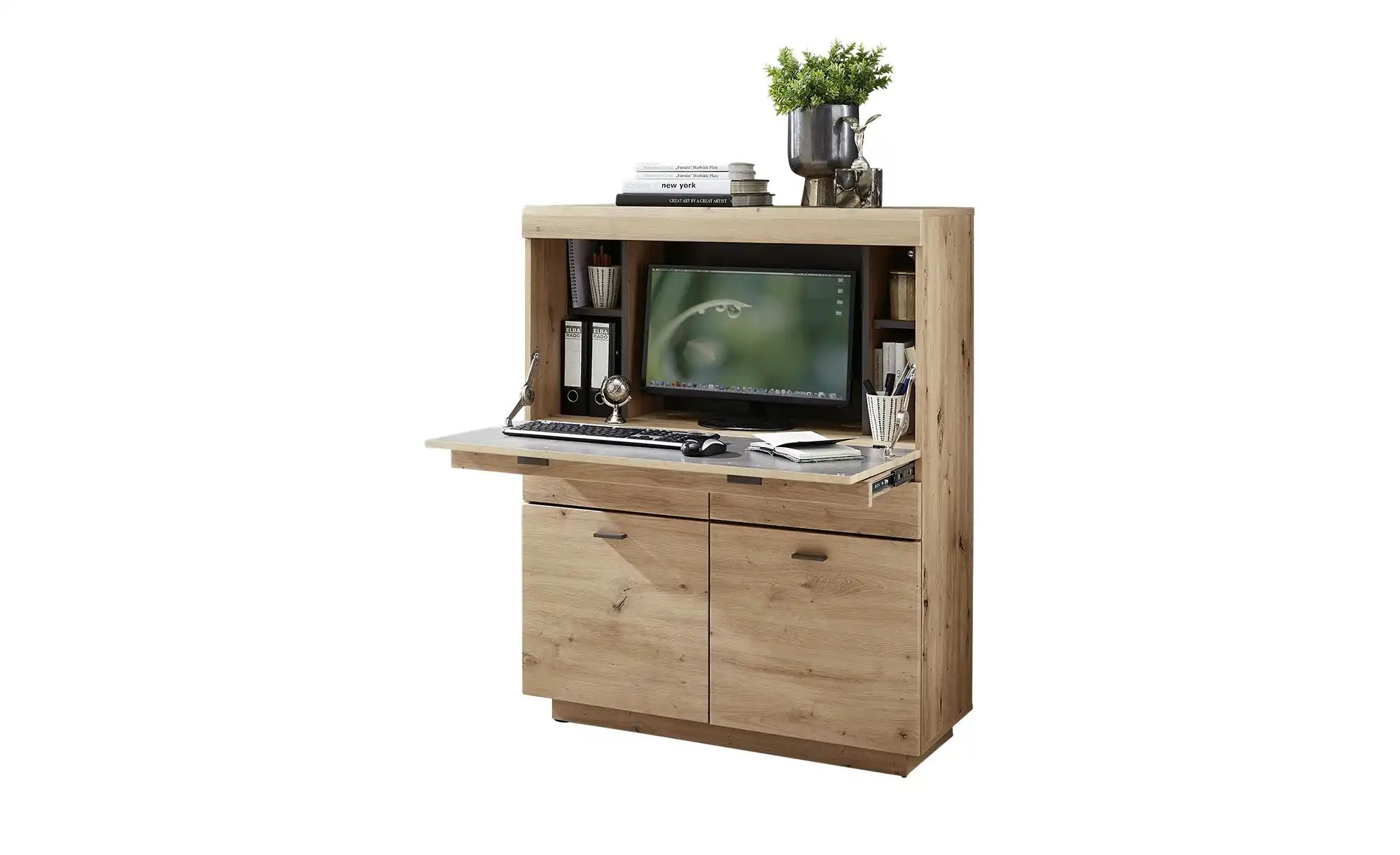 uno Sekretär  Madera II ¦ holzfarben ¦ Maße (cm): B: 98 H: 124 T: 40.0 Komm günstig online kaufen