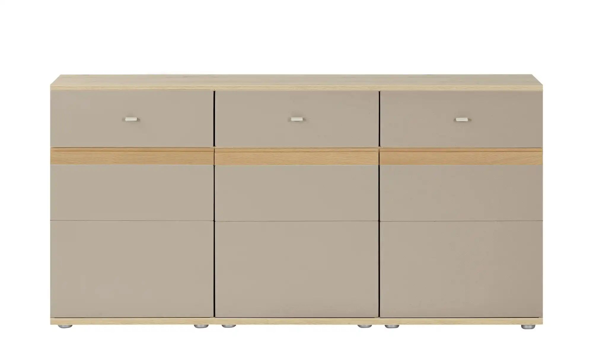 Sideboard  Binz ¦ grau ¦ Maße (cm): B: 180 H: 90 T: 40 Kommoden & Sideboard günstig online kaufen