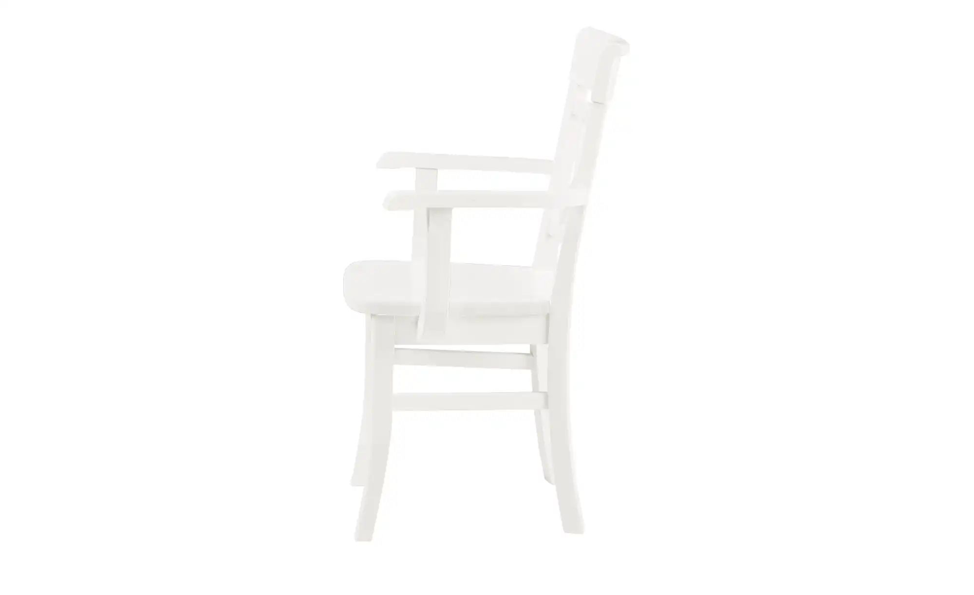 maison bleue Holzstuhl  Florian ¦ weiß ¦ Maße (cm): B: 61 H: 94 T: 43.0 Stü günstig online kaufen