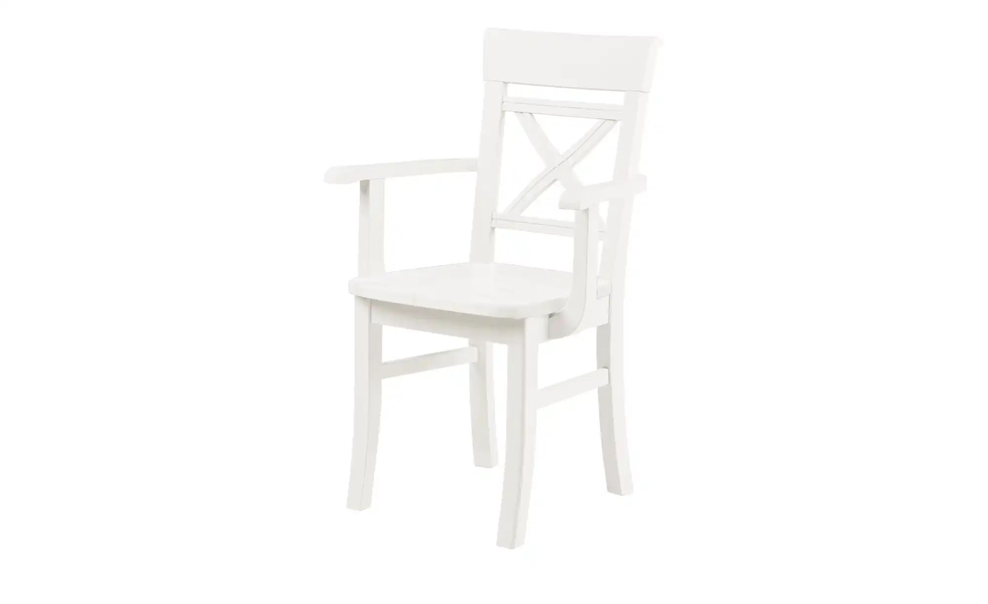 maison bleue Holzstuhl  Florian ¦ weiß ¦ Maße (cm): B: 61 H: 94 T: 43.0 Stü günstig online kaufen