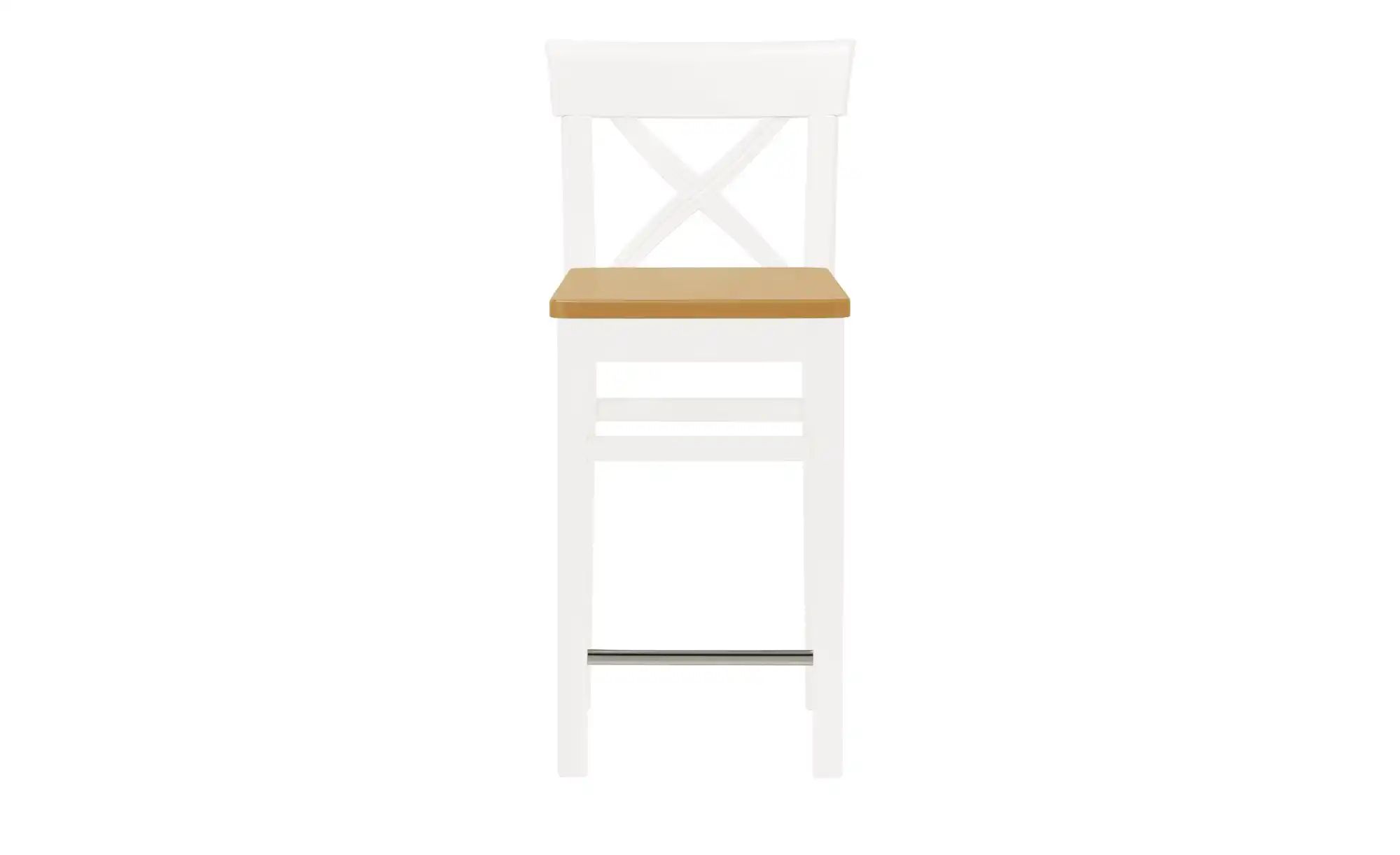 maison bleue Barstuhl  Florian ¦ weiß ¦ Maße (cm): B: 43,5 H: 96 T: 44.0 Po günstig online kaufen