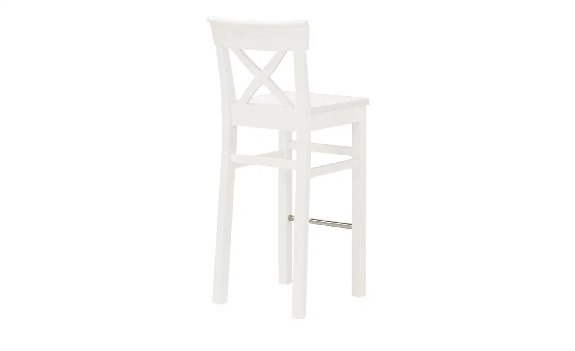 maison bleue Barstuhl  Florian ¦ weiß ¦ Maße (cm): B: 43,5 H: 106 T: 44.0 P günstig online kaufen