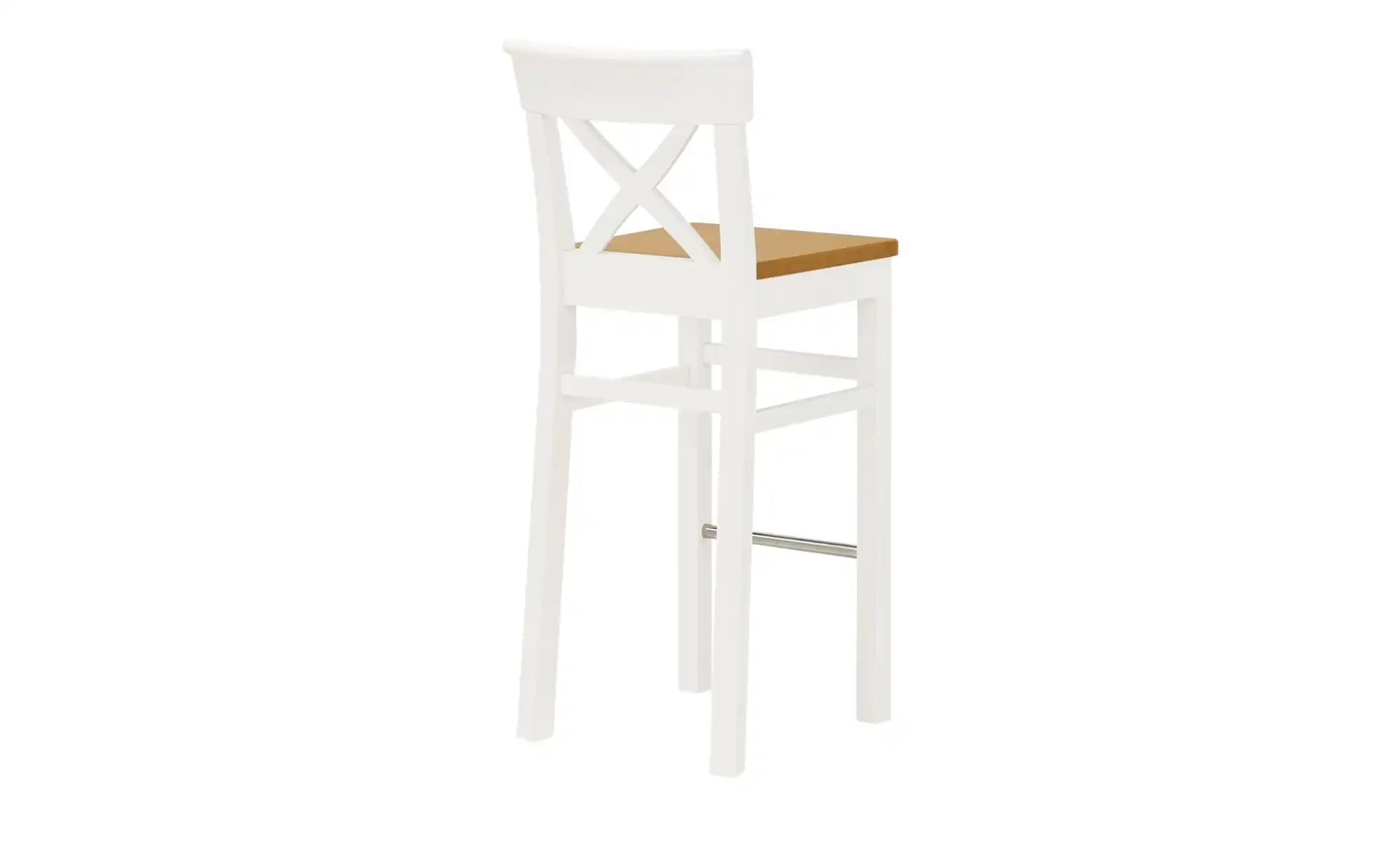 maison bleue Barstuhl  Florian ¦ weiß ¦ Maße (cm): B: 43,5 H: 106 T: 44.0 P günstig online kaufen