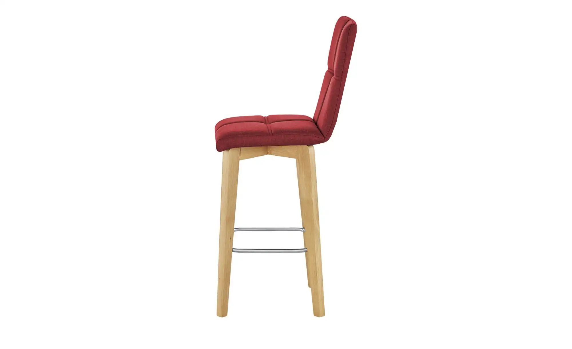 Thumbnail - Woodford Barhocker Anni ¦ rot ¦ Maße (cm): B: 42 H: 112 T: 54.0 Polstermöbel > Hocker > Barhocker - Höffner