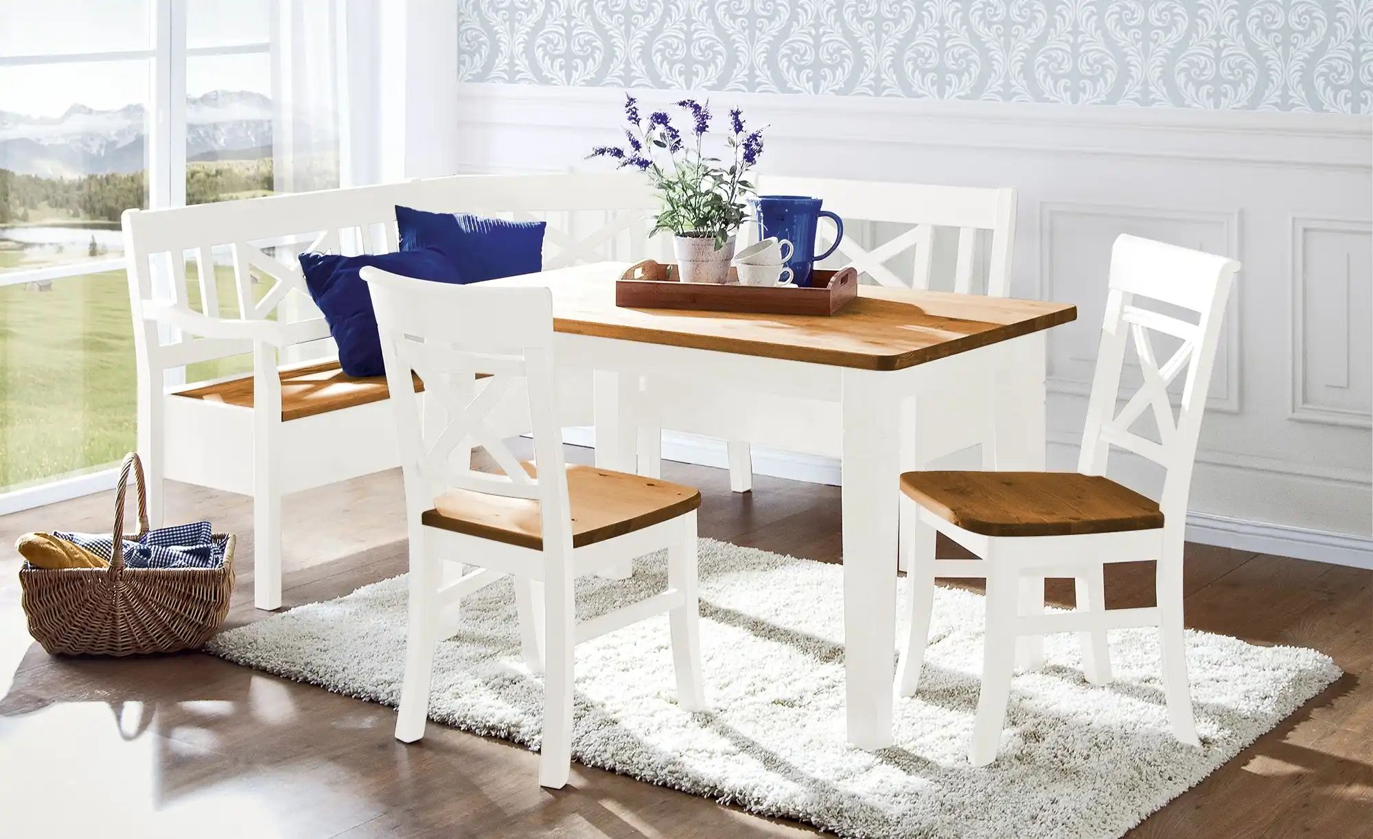 Thumbnail - maison bleue Esstisch massiv Florian ¦ holzfarben ¦ Maße (cm): B: 90 H: 78 Tische > Esstische > Esstische massiv - Höffn...