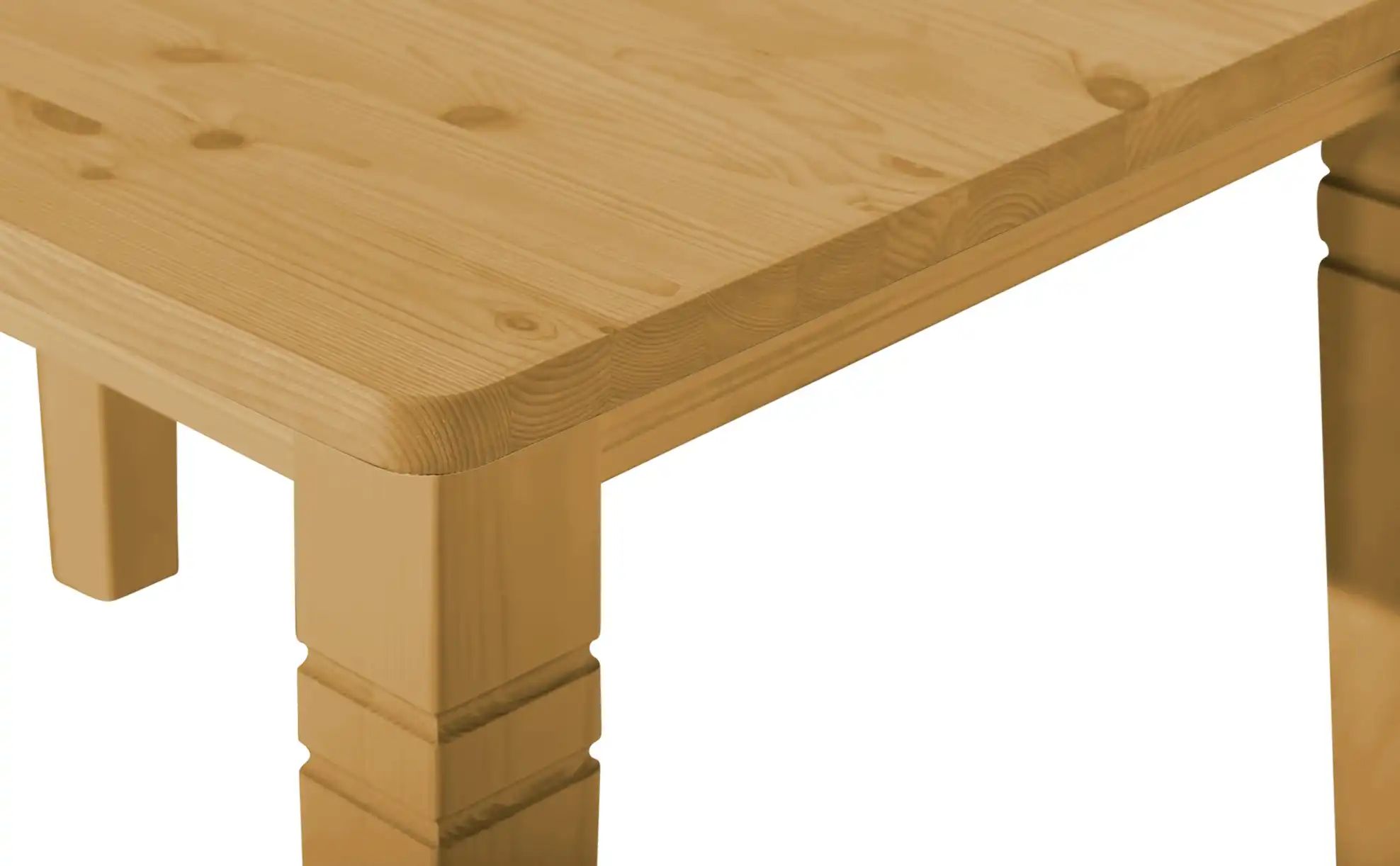 maison bleue Esstisch massiv Florian ¦ holzfarben ¦ Maße (cm): B: 90 H: 78 günstig online kaufen