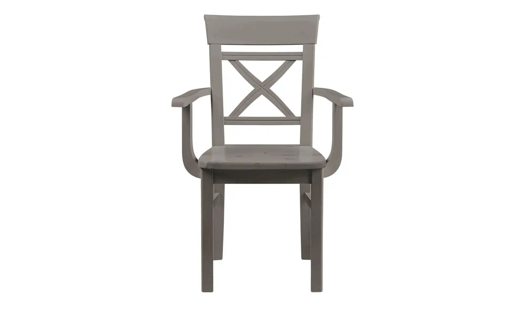 maison bleue Holzstuhl  Florian ¦ grau ¦ Maße (cm): B: 61 H: 94 T: 43.0 Stü günstig online kaufen