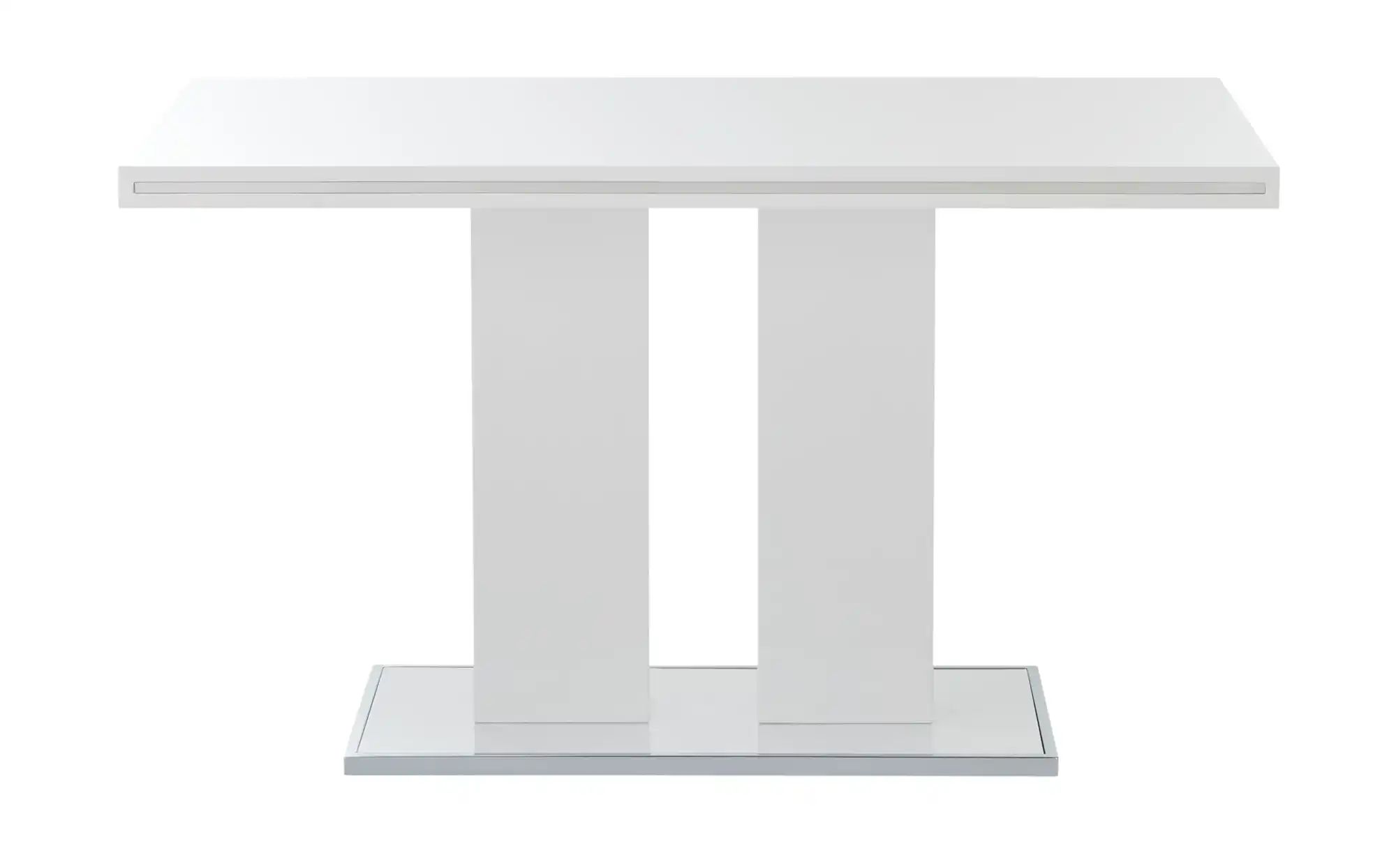 Thumbnail - uno Säulentisch in Weißem Hochglanzlack Basti ¦ weiß ¦ Maße (cm): B: 85 H: 75 Tische > Esstische > Esstische eckig - Höf...