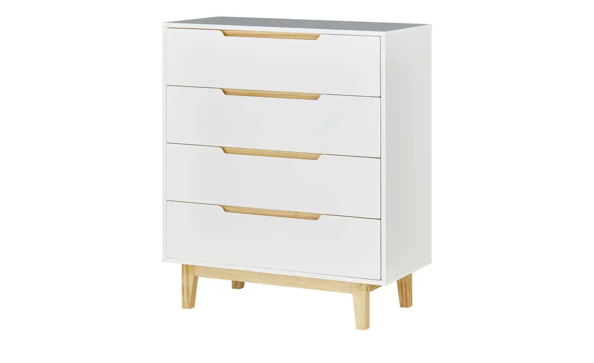 Kommode  Brescia ¦ weiß ¦ Maße (cm): B: 80 H: 95 T: 38 Kommoden & Sideboard günstig online kaufen