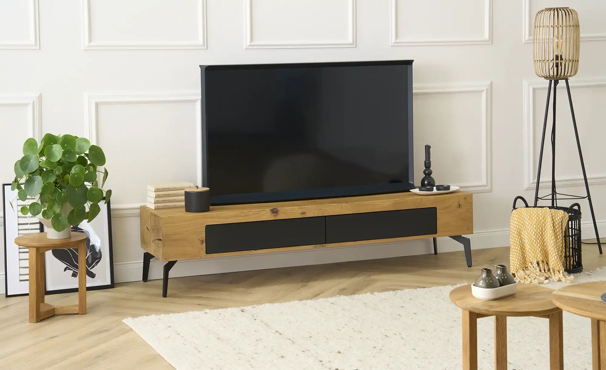 TV-Lowboard  Enego ¦ holzfarben ¦ Maße (cm): B: 160 H: 37 T: 40.0 Kommoden günstig online kaufen